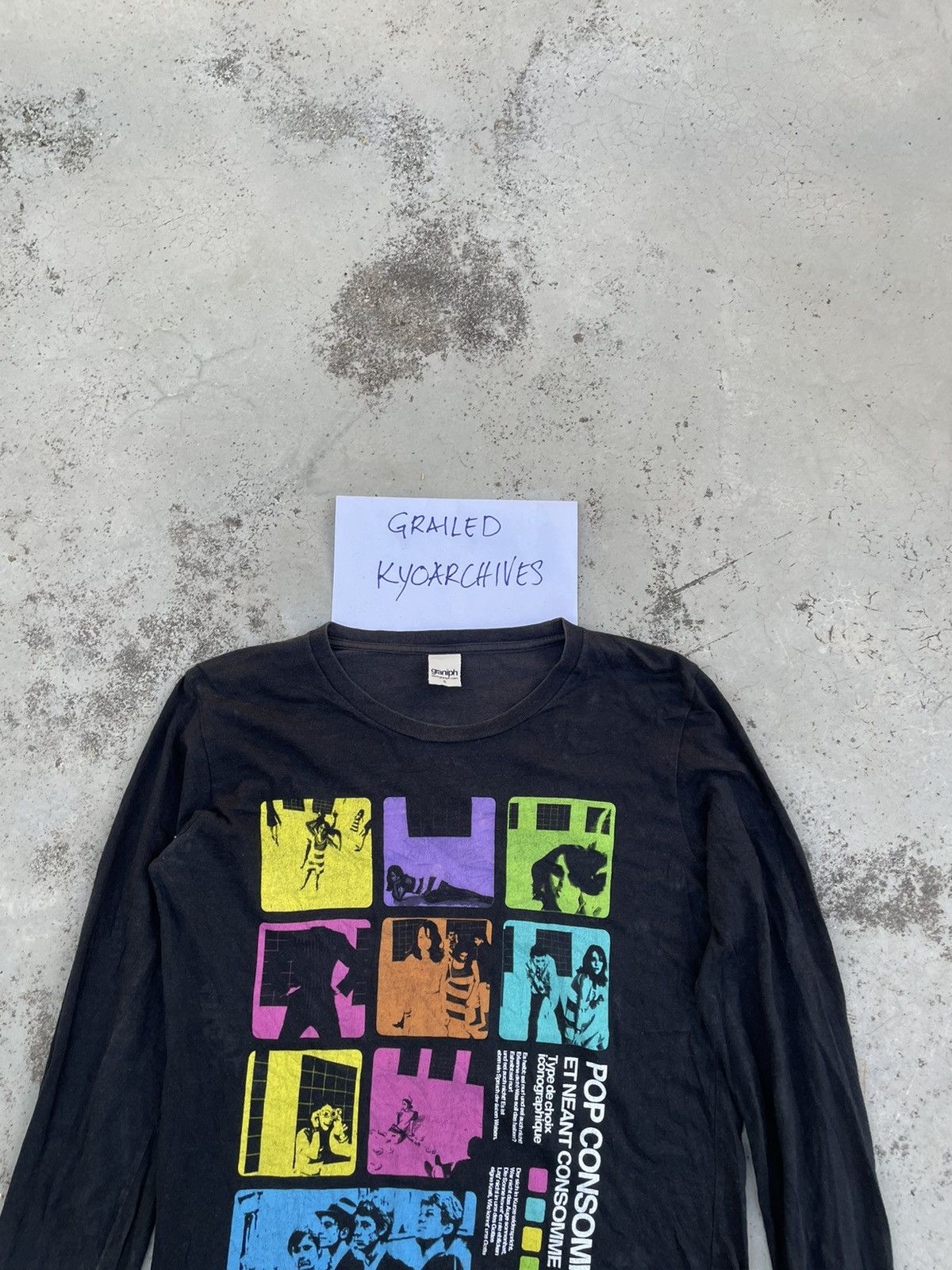 Band Tees × Japanese Brand POP CONSOMMABLE LONG SLEEVE Size US S / EU 44-46 / 1 - 2 Thumbnail
