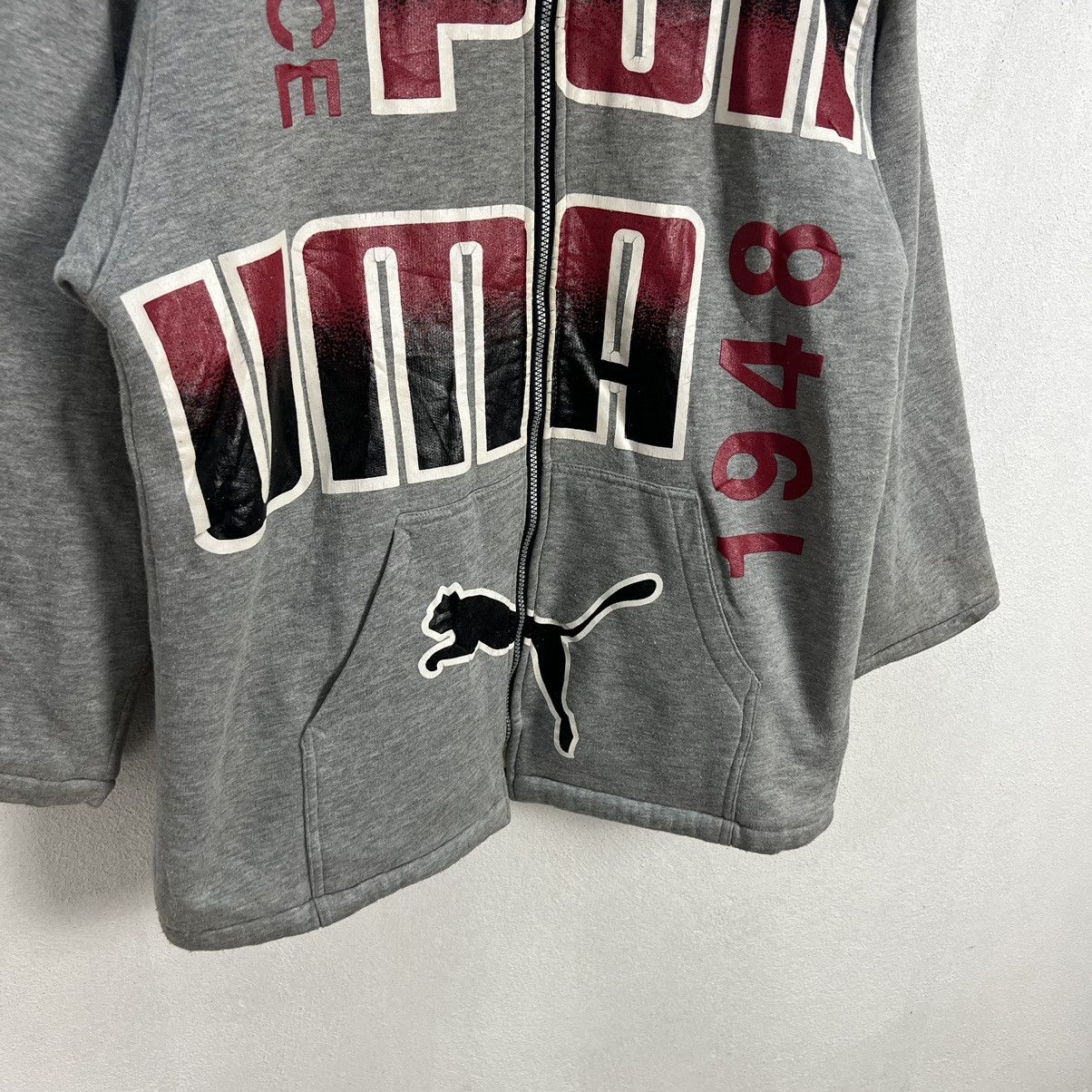 Japanese Brand VINTAGE PUMA HOODIE JACKET BIG LOGO STREETWEAR STYLE WEAR Size US M / EU 48-50 / 2 - 4 Thumbnail
