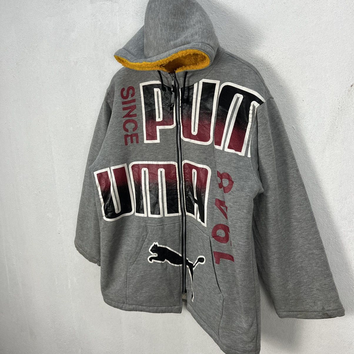 Japanese Brand VINTAGE PUMA HOODIE JACKET BIG LOGO STREETWEAR STYLE WEAR Size US M / EU 48-50 / 2 - 2 Thumbnail