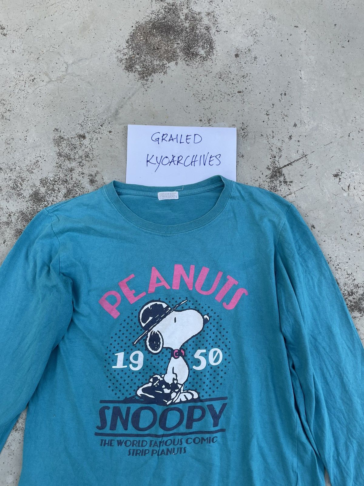 Peanuts SNOOPY LONG SLEEVE SHIRT Size US L / EU 52-54 / 3 - 2 Thumbnail