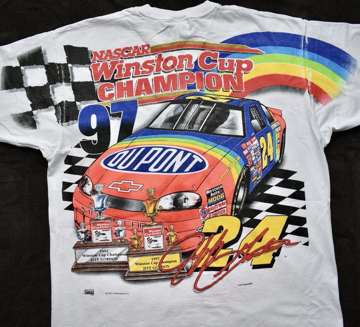 NASCAR × Vintage Vintage ‘97 Jeff Gordon Nascar T-Shirt (XL) Size US XL / EU 56 / 4 - 4 Thumbnail