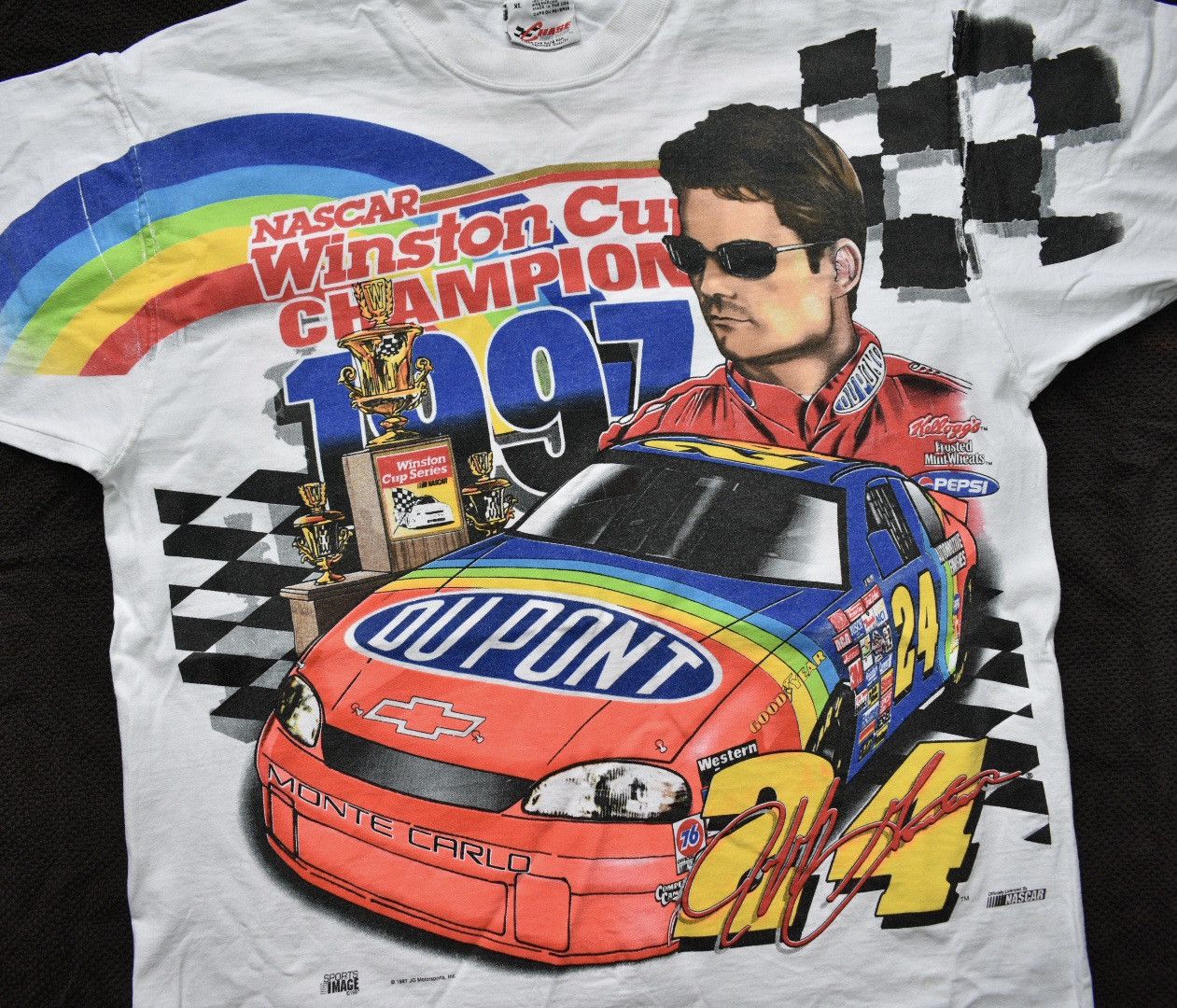 NASCAR × Vintage Vintage ‘97 Jeff Gordon Nascar T-Shirt (XL) Size US XL / EU 56 / 4 - 3 Thumbnail