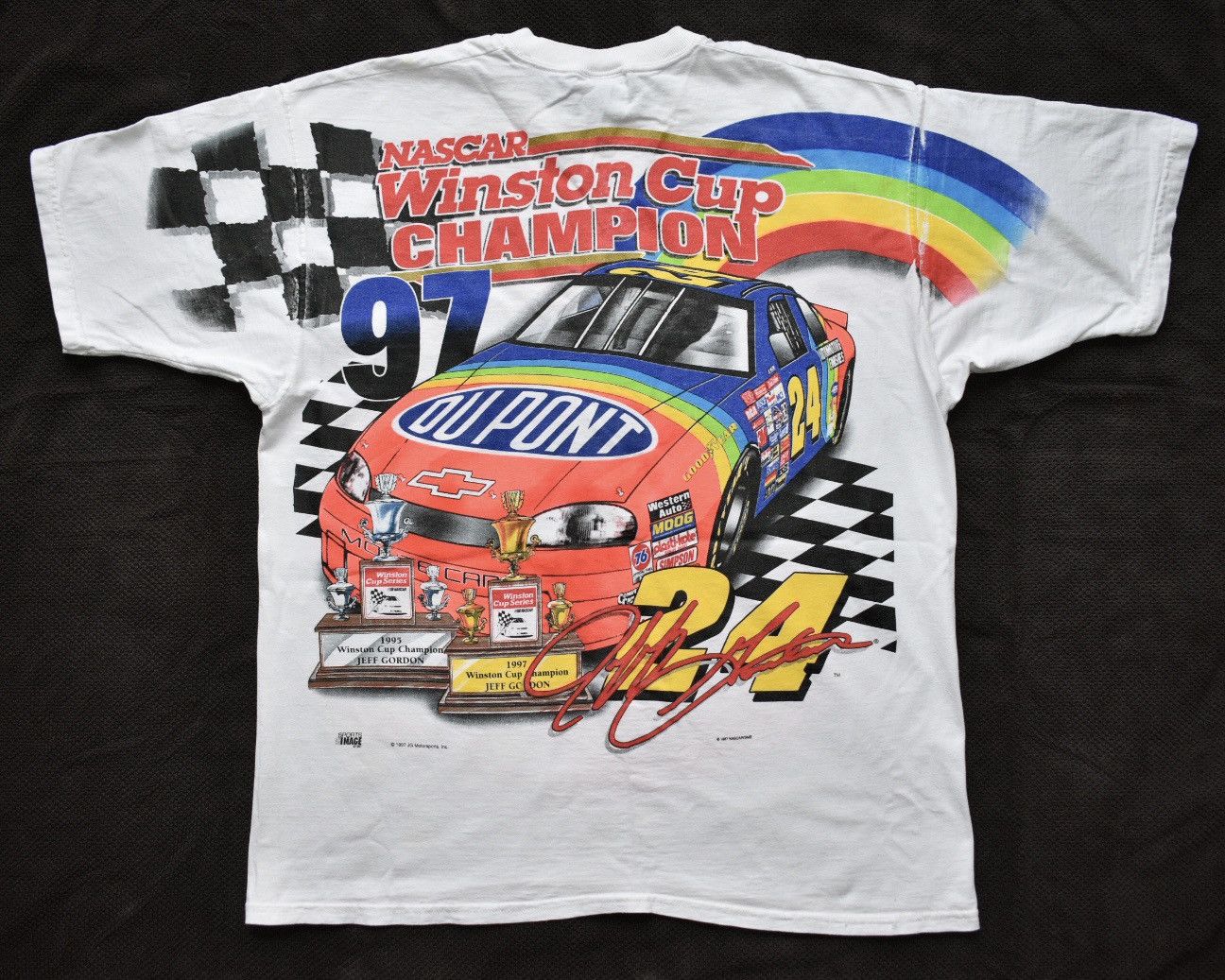 NASCAR × Vintage Vintage ‘97 Jeff Gordon Nascar T-Shirt (XL) Size US XL / EU 56 / 4 - 2 Thumbnail