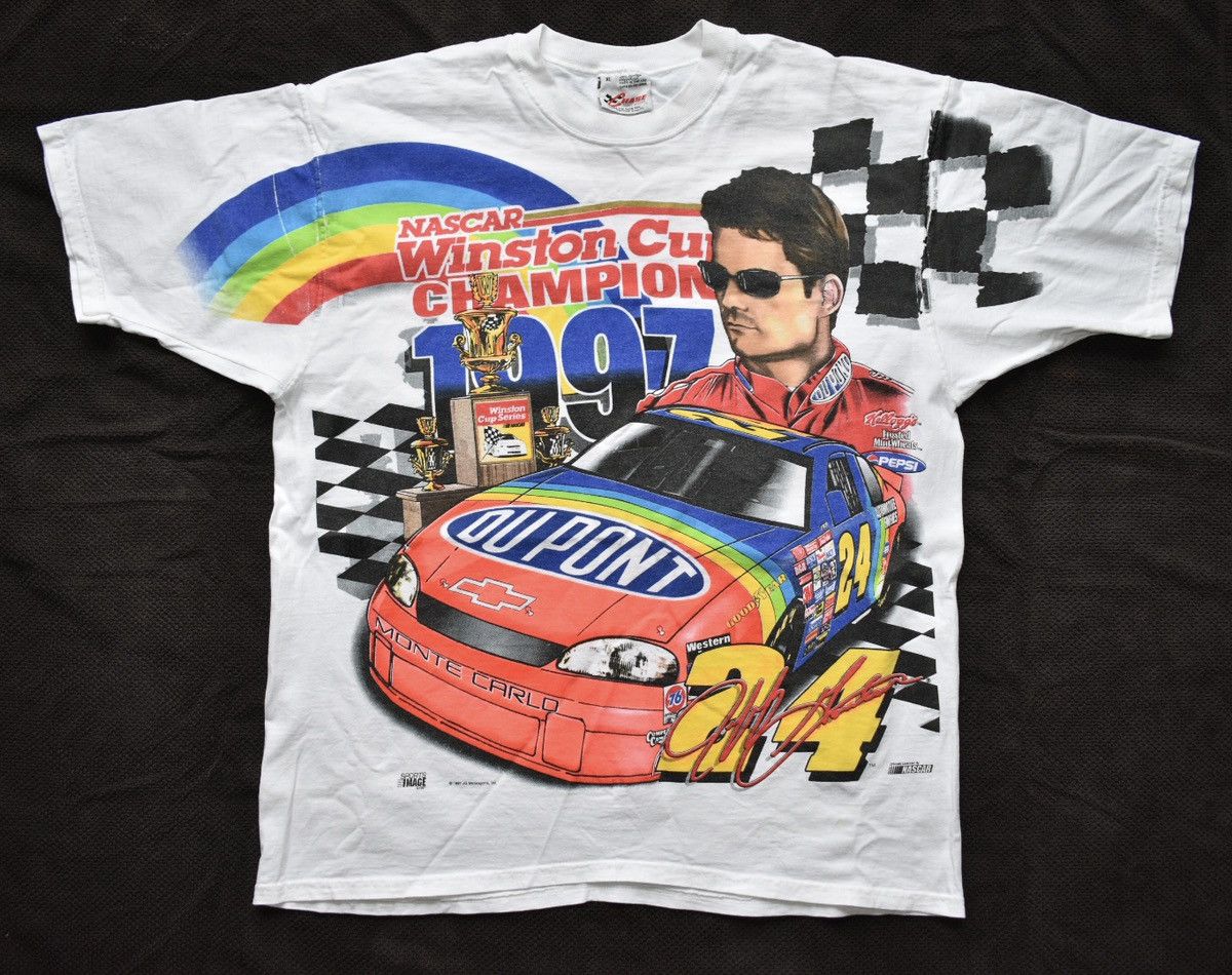 NASCAR × Vintage Vintage ‘97 Jeff Gordon Nascar T-Shirt (XL) Size US XL / EU 56 / 4 - 1 Thumbnail