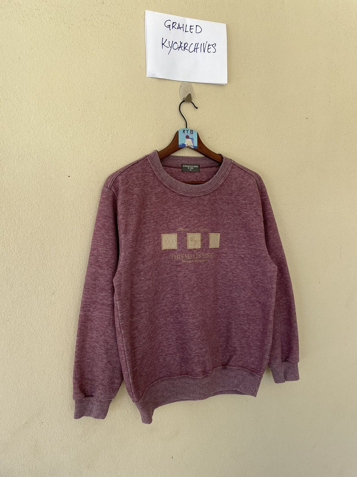 Japanese Brand × Vintage VINTAGE MC NINE EMBROIDERED LOGOS SWEATSHIRT Size US M / EU 48-50 / 2 - 2 Thumbnail