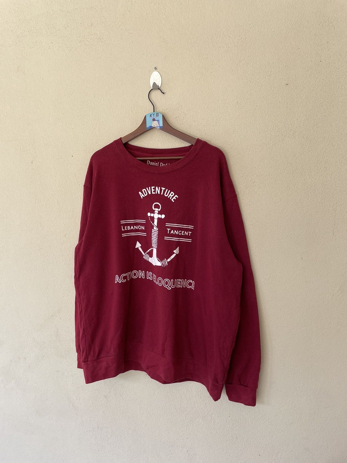 Japanese Brand DANIEL DODD LEBANON TANGENT SWEATSHIRT Size US XXL / EU 58 / 5 - 2 Thumbnail