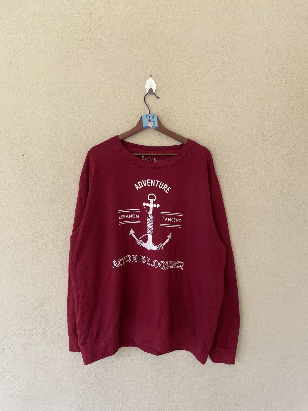 Japanese Brand DANIEL DODD LEBANON TANGENT SWEATSHIRT Size US XXL / EU 58 / 5 - 1 Thumbnail