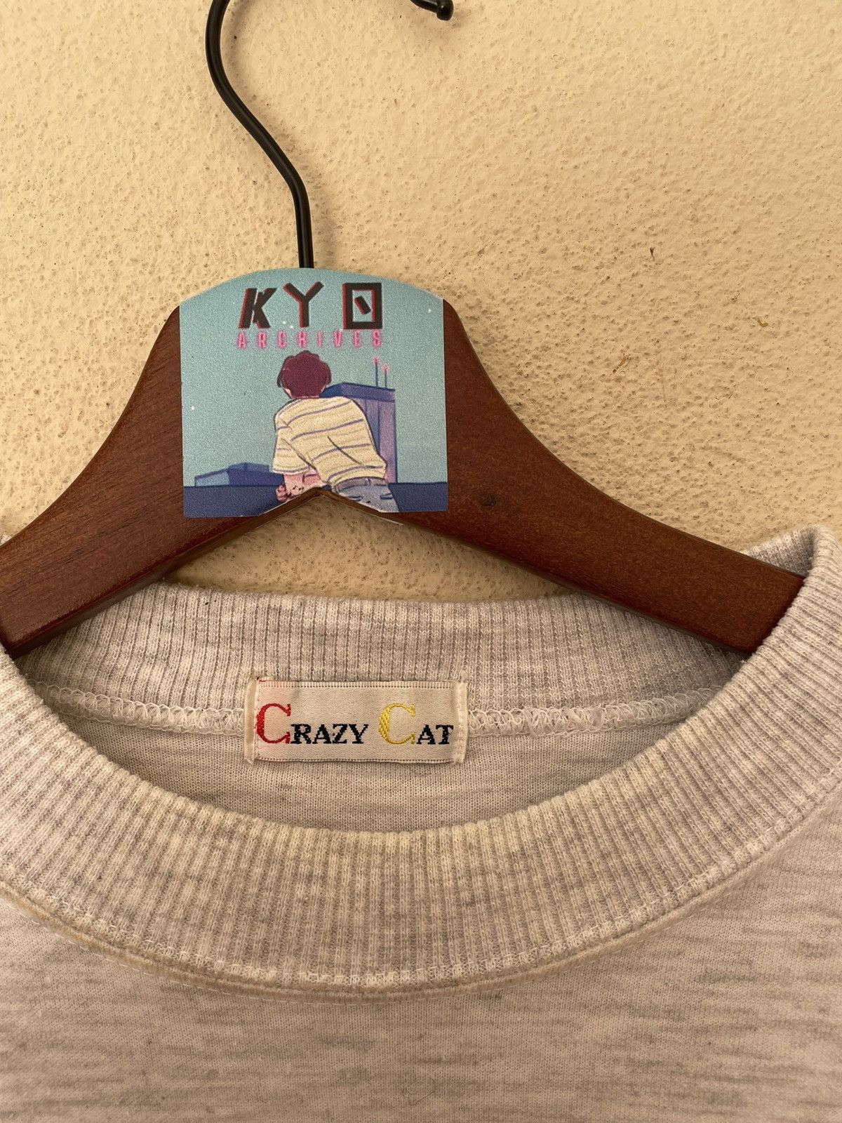 Japanese Brand × Vintage VINTAGE CRAZY CAT SWEATSHIRT Size US L / EU 52-54 / 3 - 8 Thumbnail
