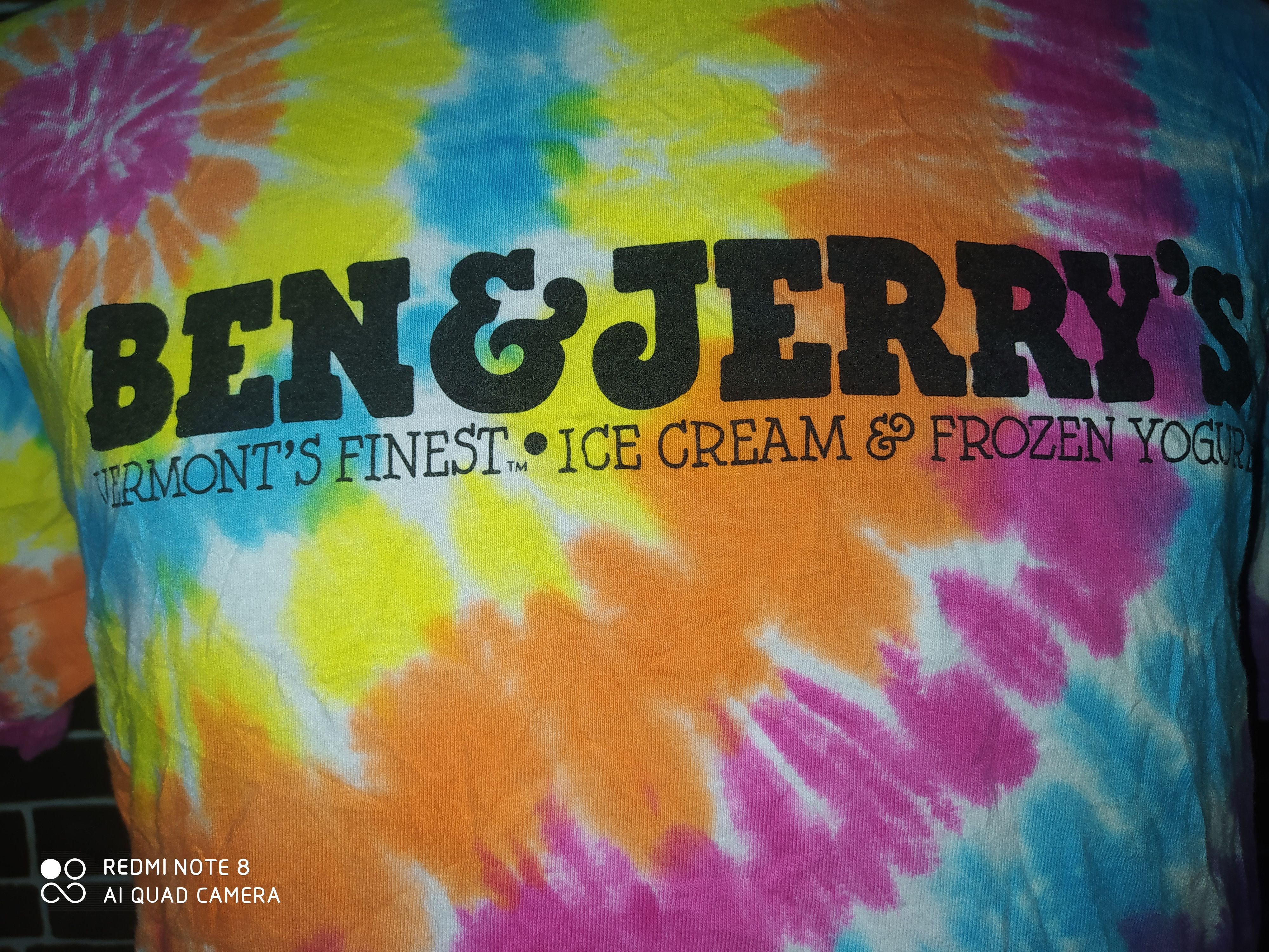 Nike Ben & Jerry Tie Dye T shirt Size US L / EU 52-54 / 3 - 4 Thumbnail