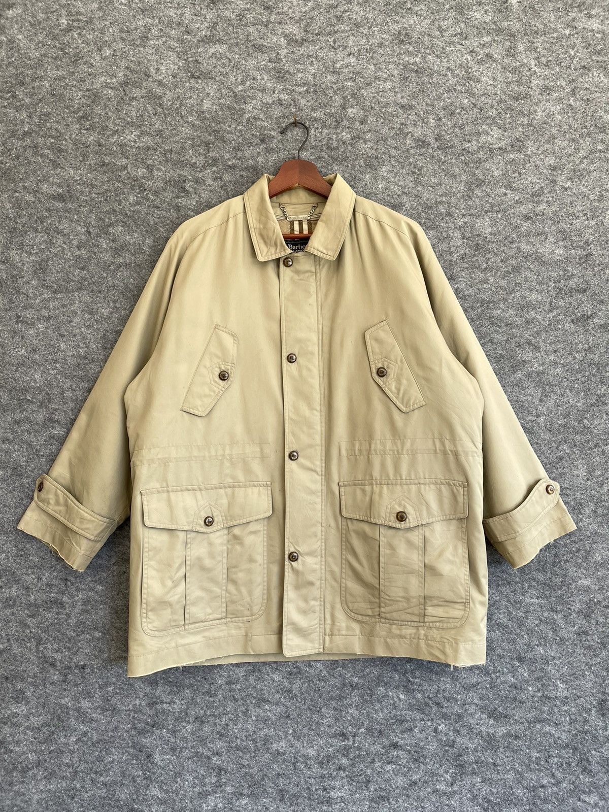 Burberry × Vintage VINTAGE BURBERRYS LONG JACKET Size US M / EU 48-50 / 2 - 1 Thumbnail