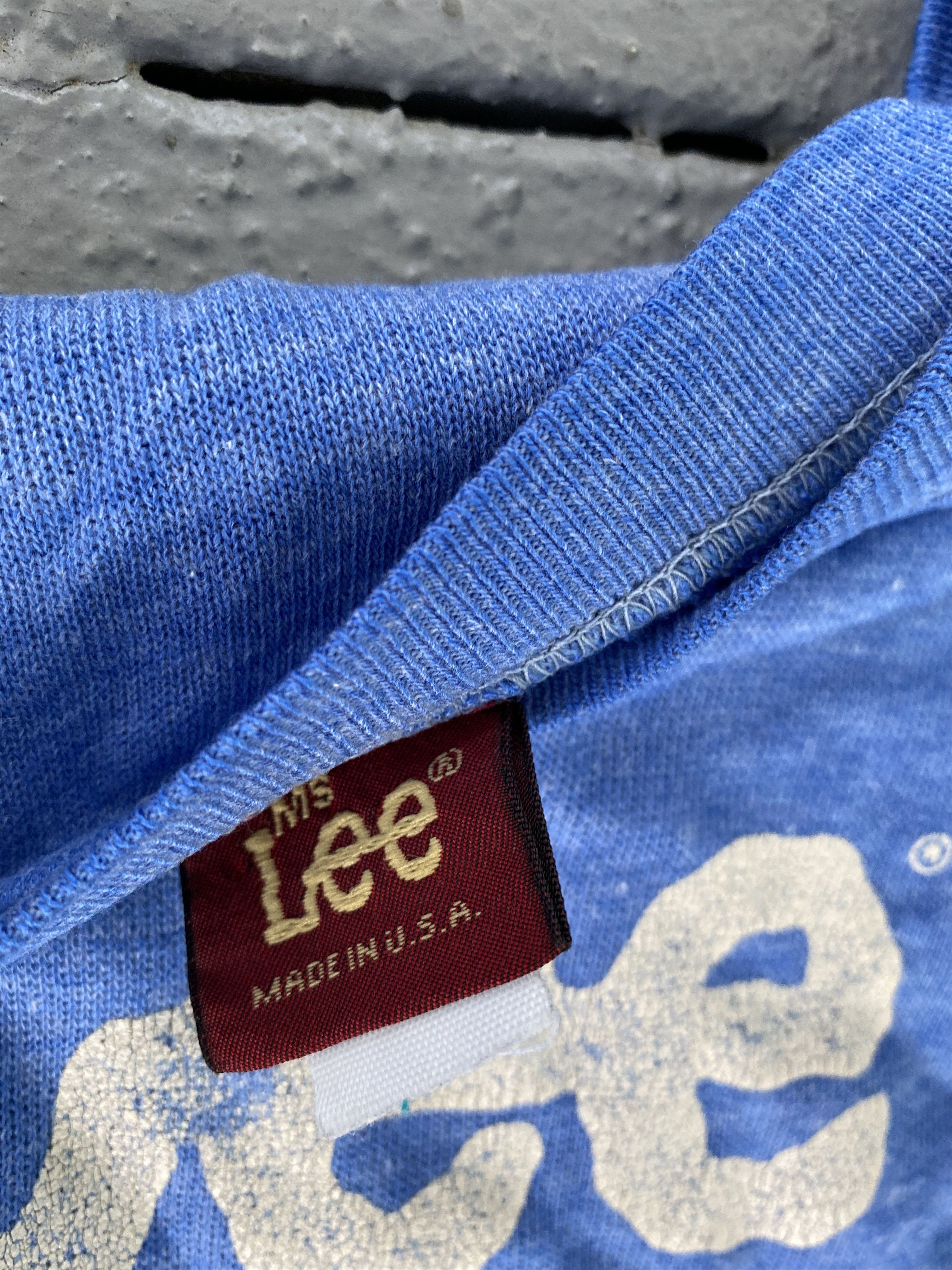 Lee × Vintage 1980s Lee Classic Logo Workwear Crewneck Sweatshirt Travis Size US M / EU 48-50 / 2 - 3 Thumbnail