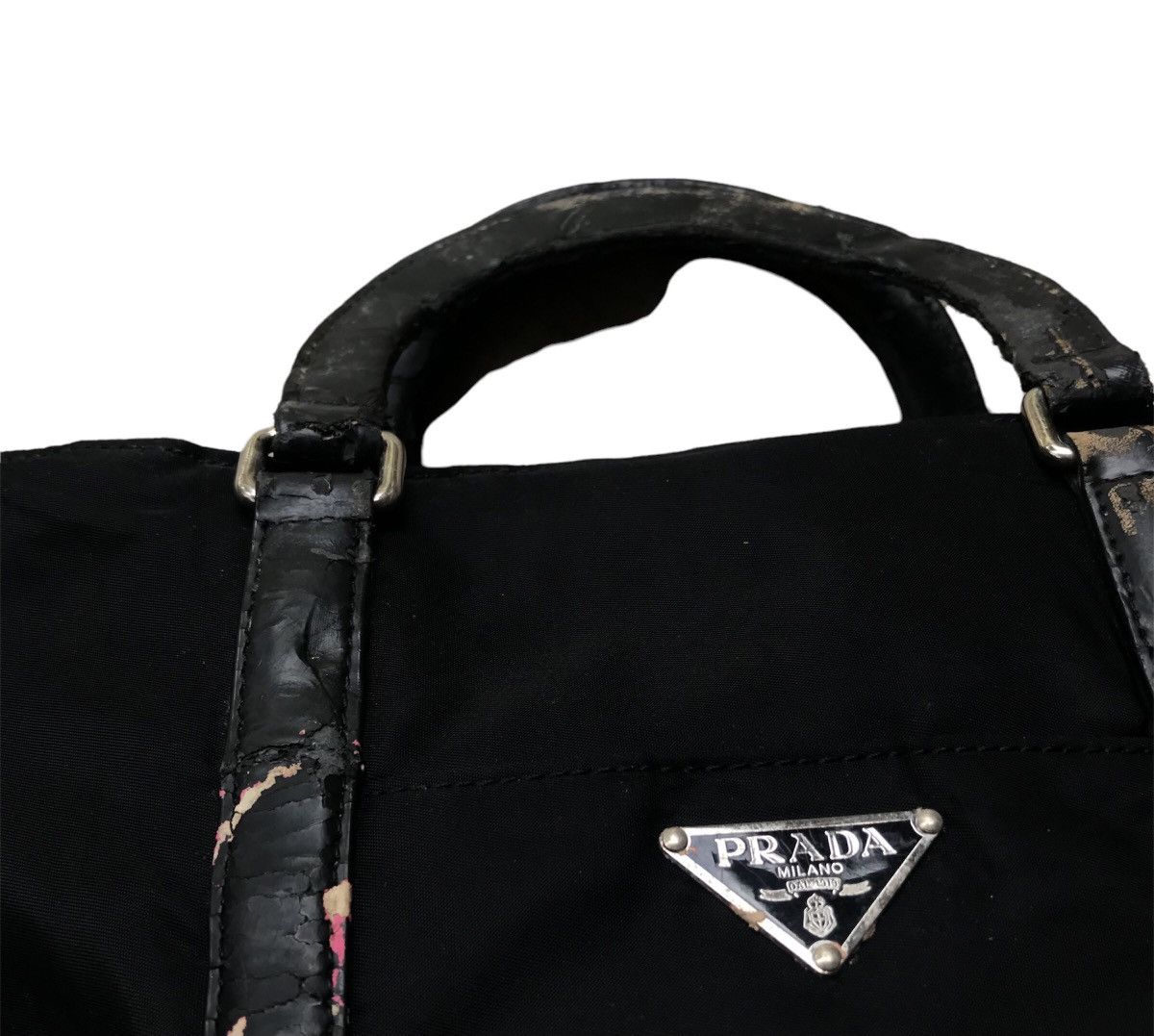 Prada Vintage Prada Leather Strap Shoulder Bag Size ONE SIZE - 3 Thumbnail