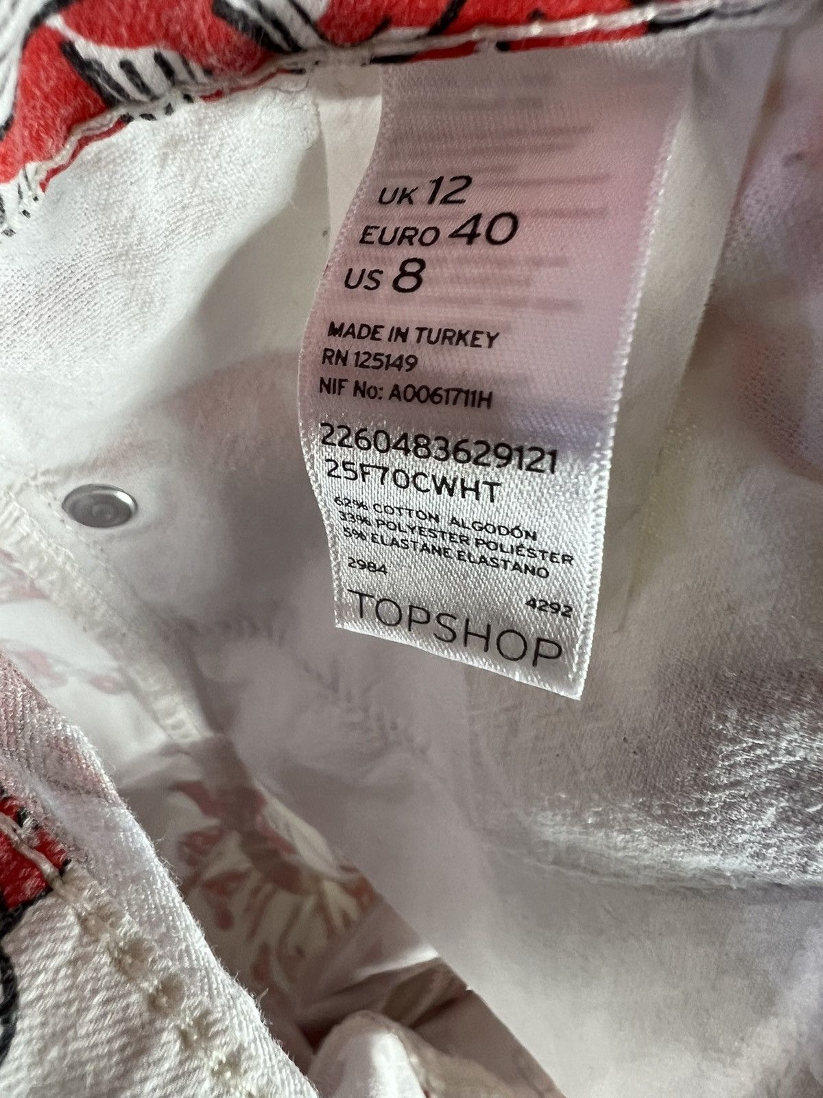 JW Anderson × Topshop JW Anderson Top Shop Turtle Pants Size 29" - 4 Thumbnail