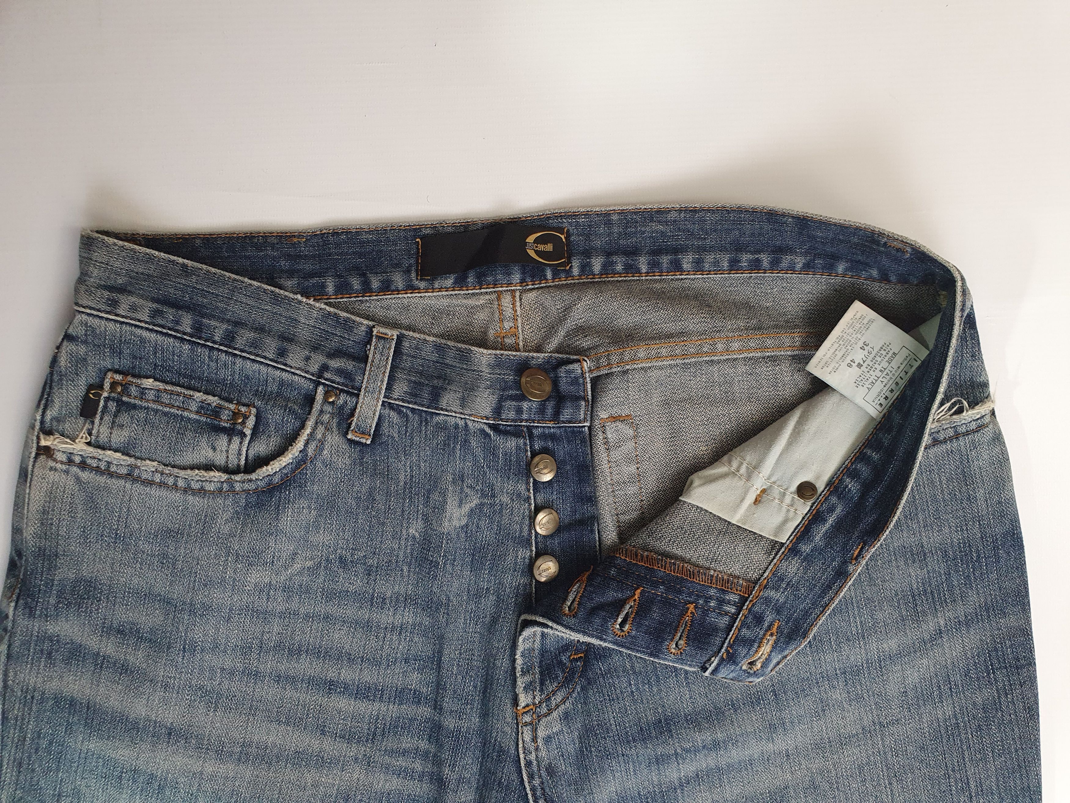 Just Cavalli Flare 90s Rare Roberto Cavalli Vintage Jeans Size US 32 / EU 48 - 12 Thumbnail