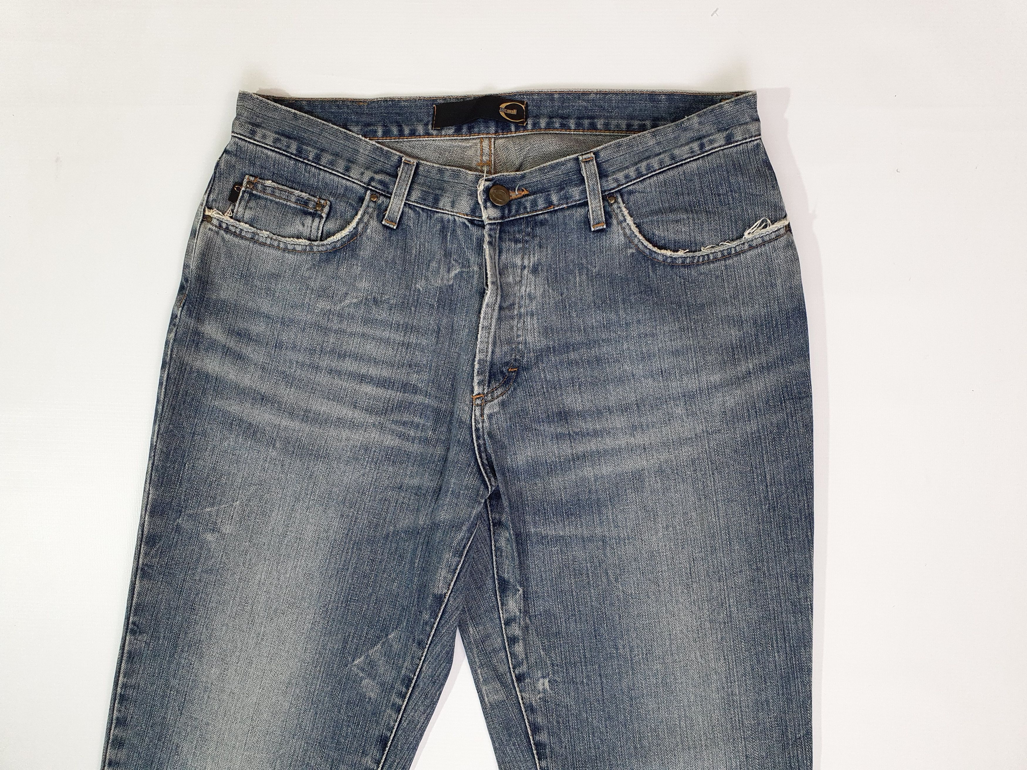 Just Cavalli Flare 90s Rare Roberto Cavalli Vintage Jeans Size US 32 / EU 48 - 11 Thumbnail