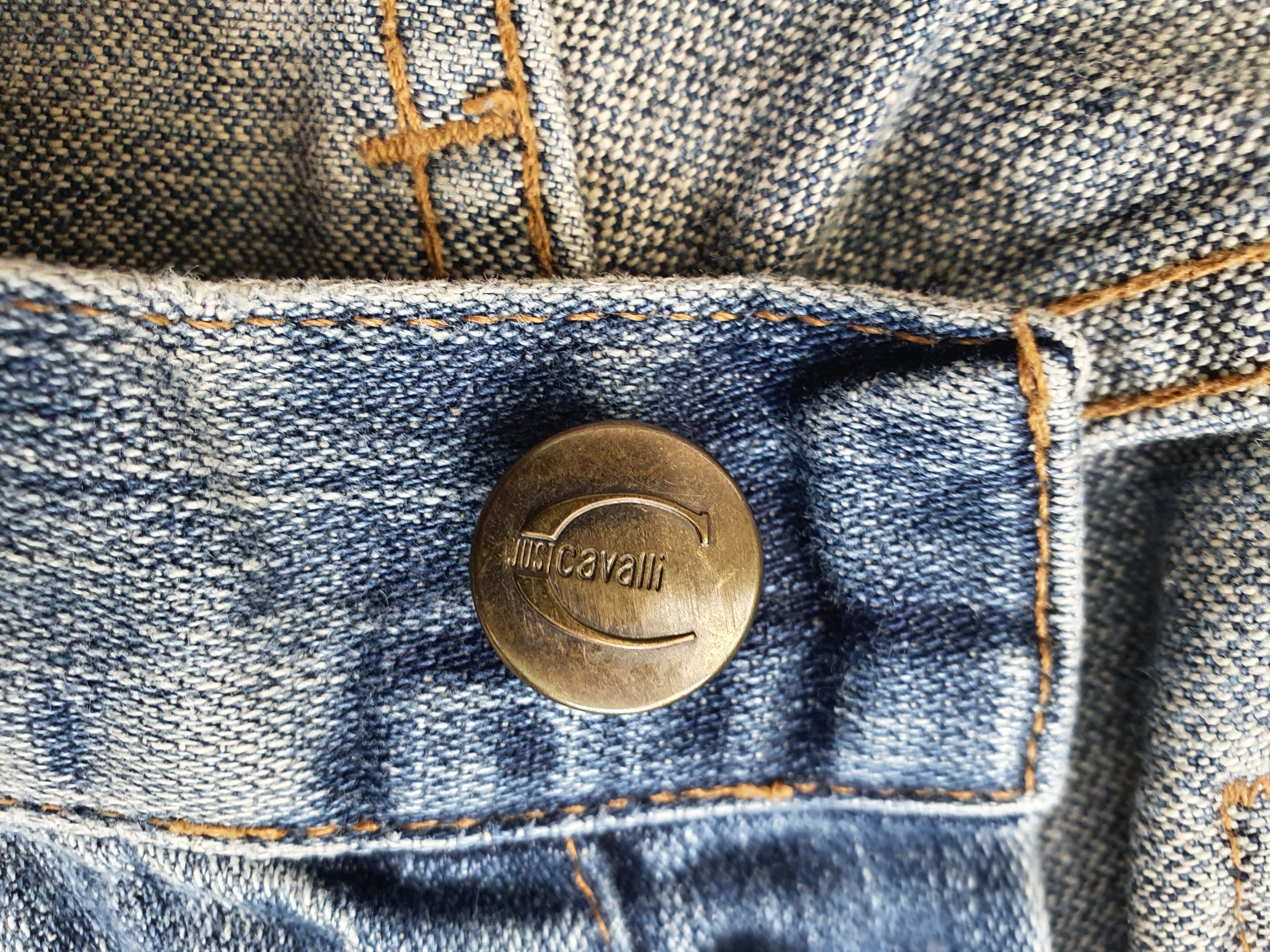 Just Cavalli Flare 90s Rare Roberto Cavalli Vintage Jeans Size US 32 / EU 48 - 16 Thumbnail