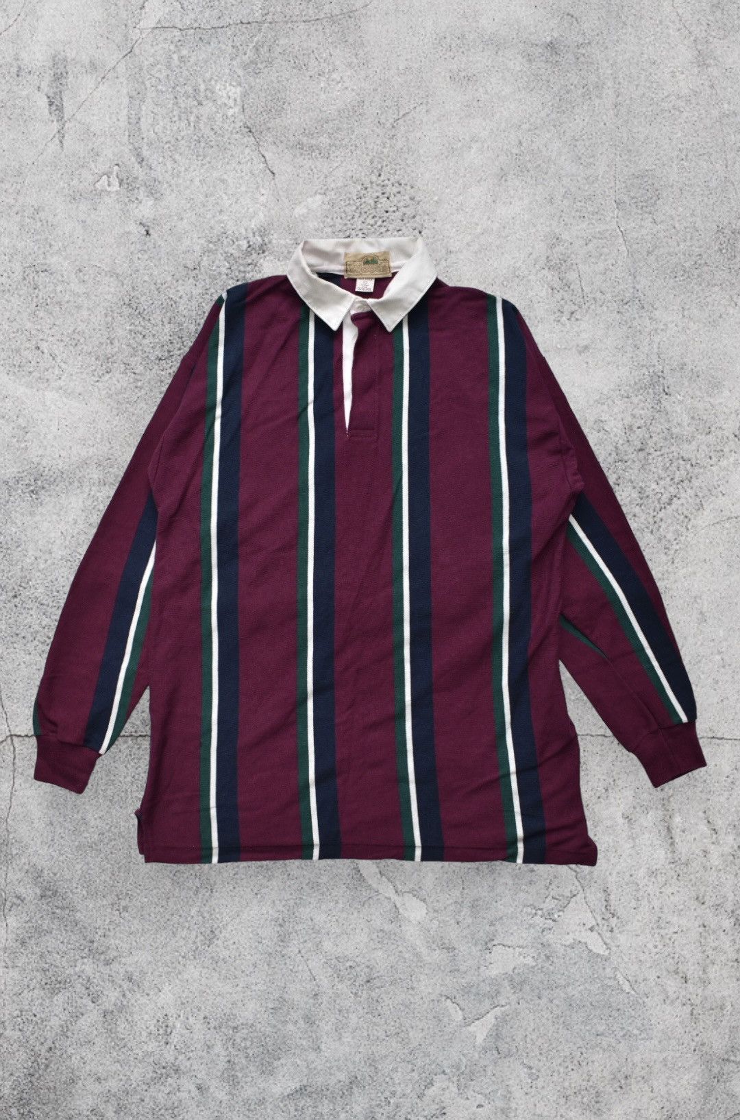 Vintage Vintage 90s Woods Rugby Polo (L) Size US L / EU 52-54 / 3 - 1 Thumbnail