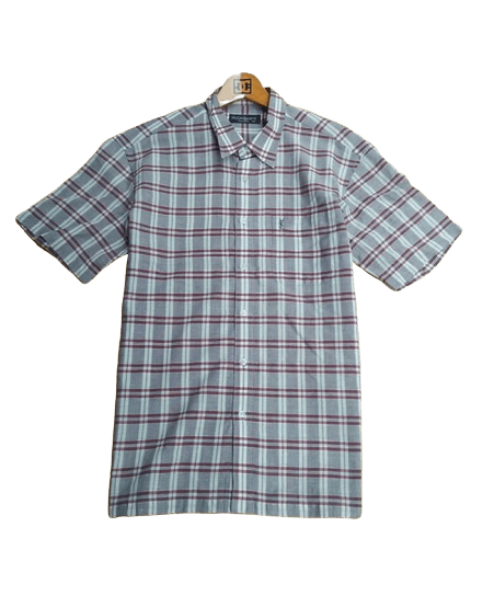 vintage yves saint laurent pour homme short sleeves shirt