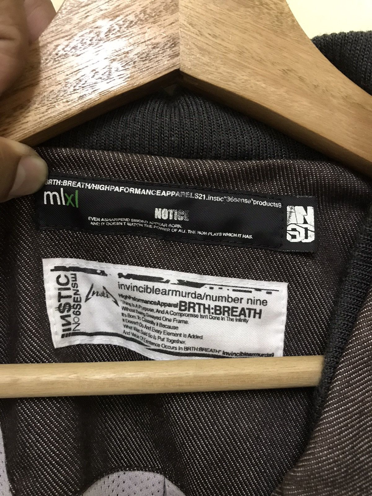 Japanese Brand × Number (N)ine Number Nine X Invincible Armuda Denim Jacket Size US L / EU 52-54 / 3 - 10 Thumbnail