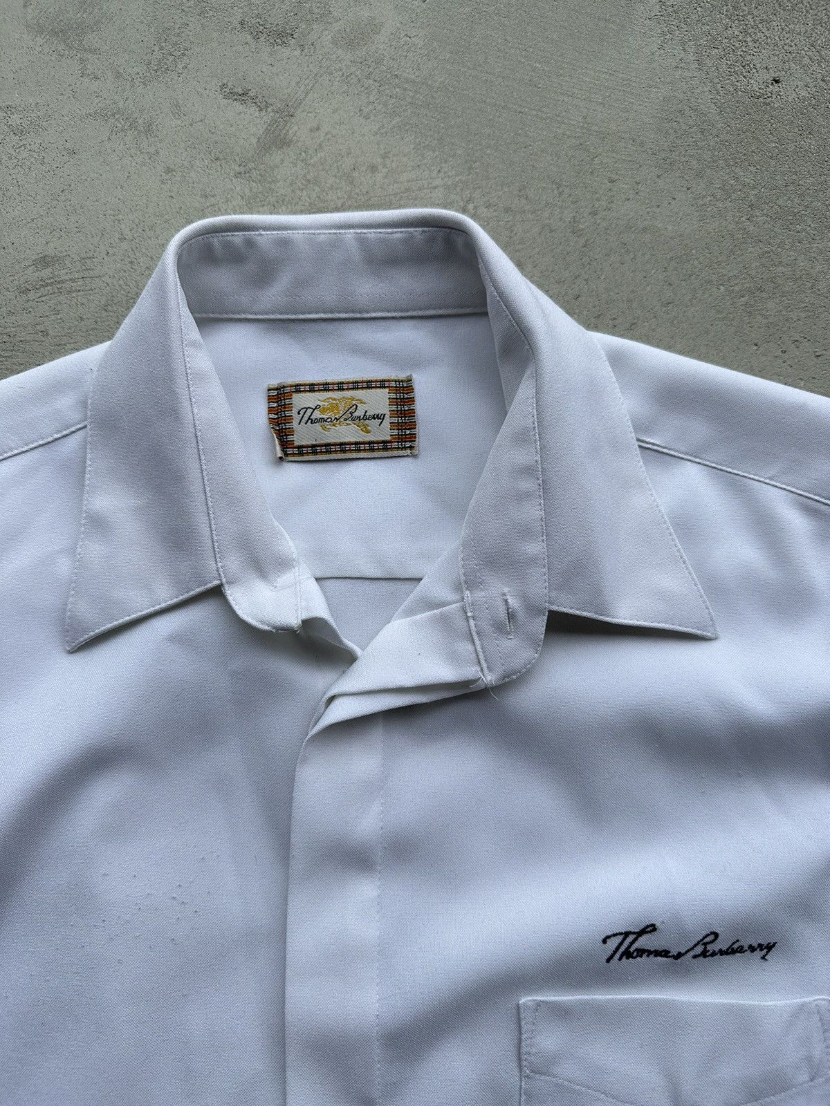 Burberry Thomas Burberry Vintage Button Up Shirt Size US L / EU 52-54 / 3 - 2 Thumbnail