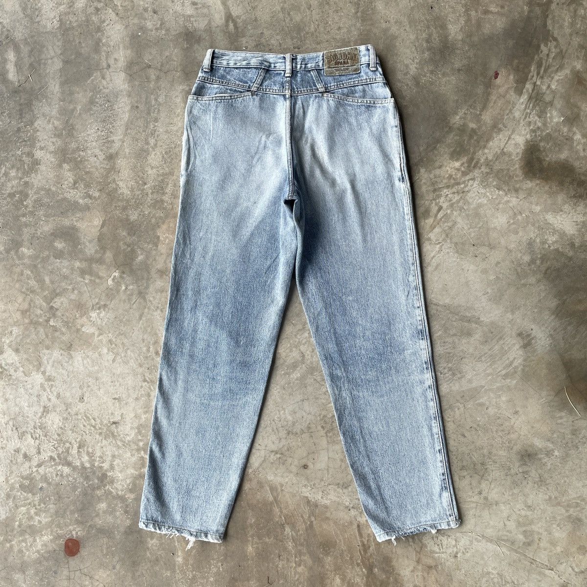 Japanese Brand Vintage Big John Spana Distressed Denim Jeans Pants W28 Size US 28 / EU 44 - 12 Thumbnail