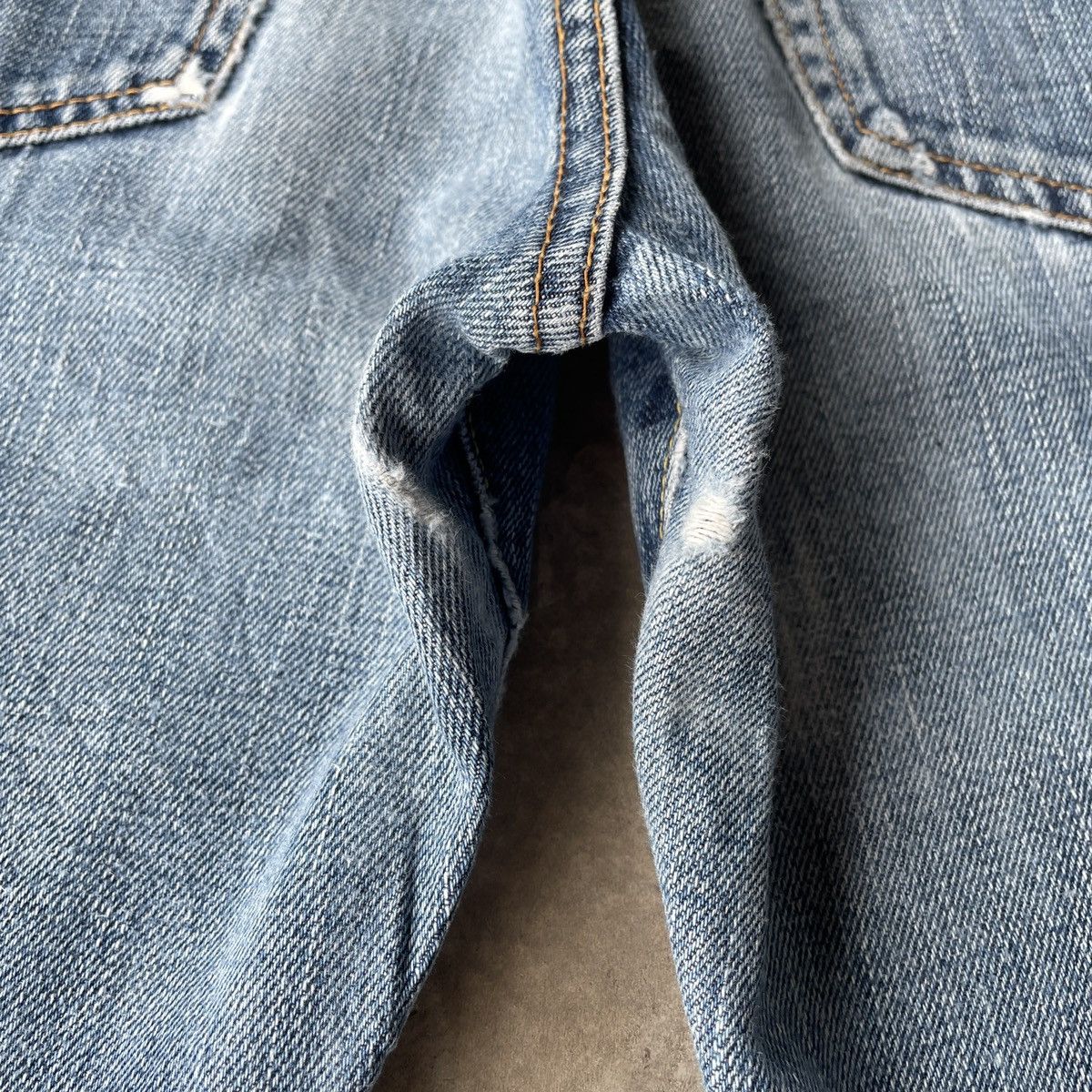 Japanese Brand Vintage Japanese Faded Denim Jeans Pants W28x27 Size US 28 / EU 44 - 9 Thumbnail