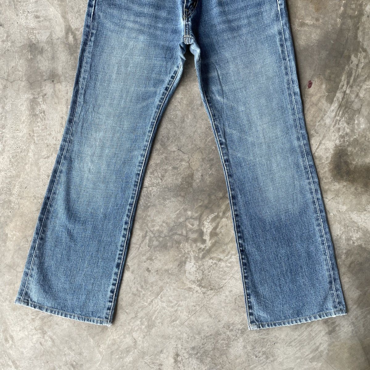 Japanese Brand Vintage Japanese Faded Denim Jeans Pants W28x27 Size US 28 / EU 44 - 6 Thumbnail