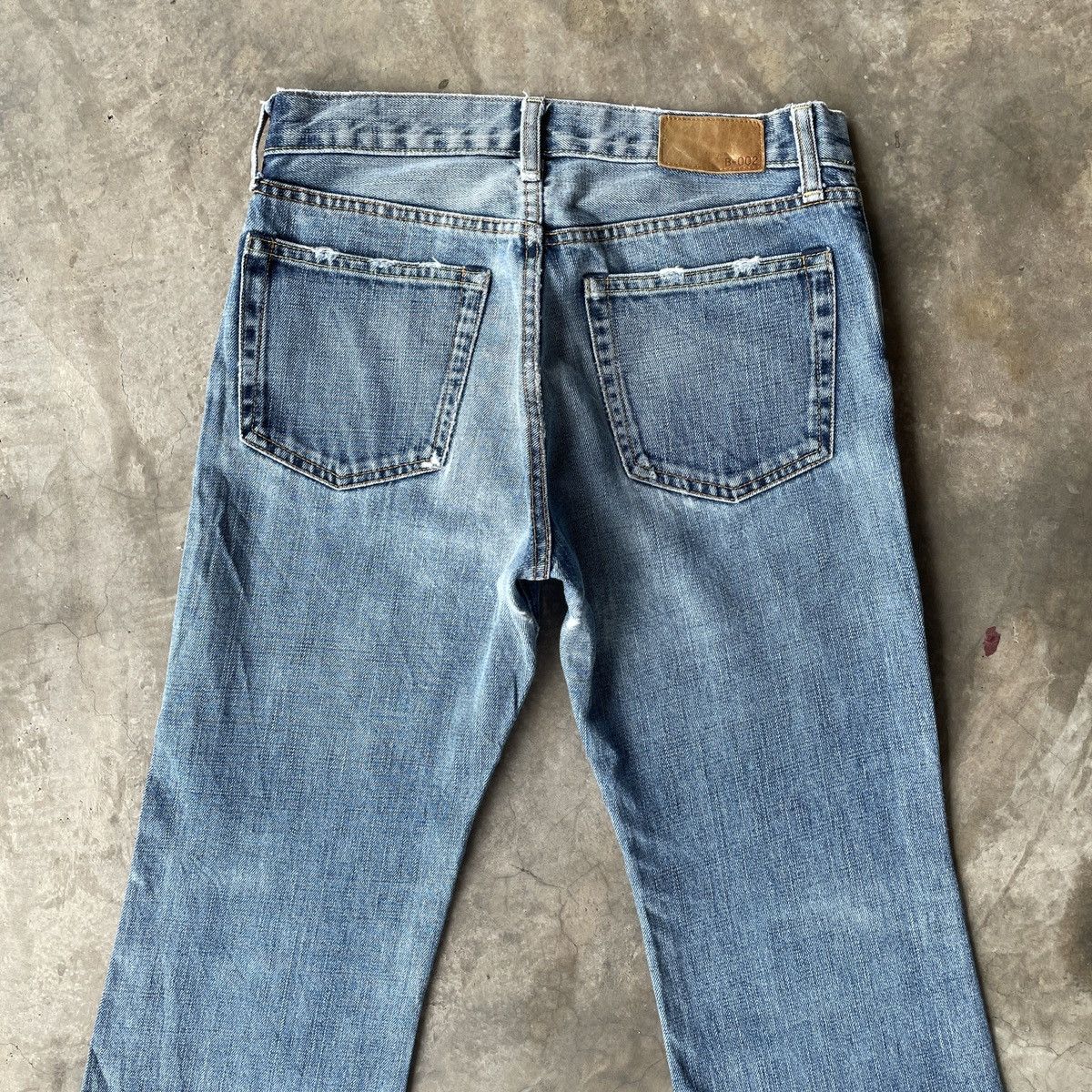 Japanese Brand Vintage Japanese Faded Denim Jeans Pants W28x27 Size US 28 / EU 44 - 11 Thumbnail