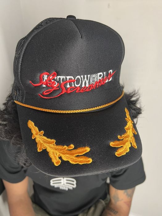 Travis Scott Astroworld x DSM Trucker Hat StrapBack | Grailed