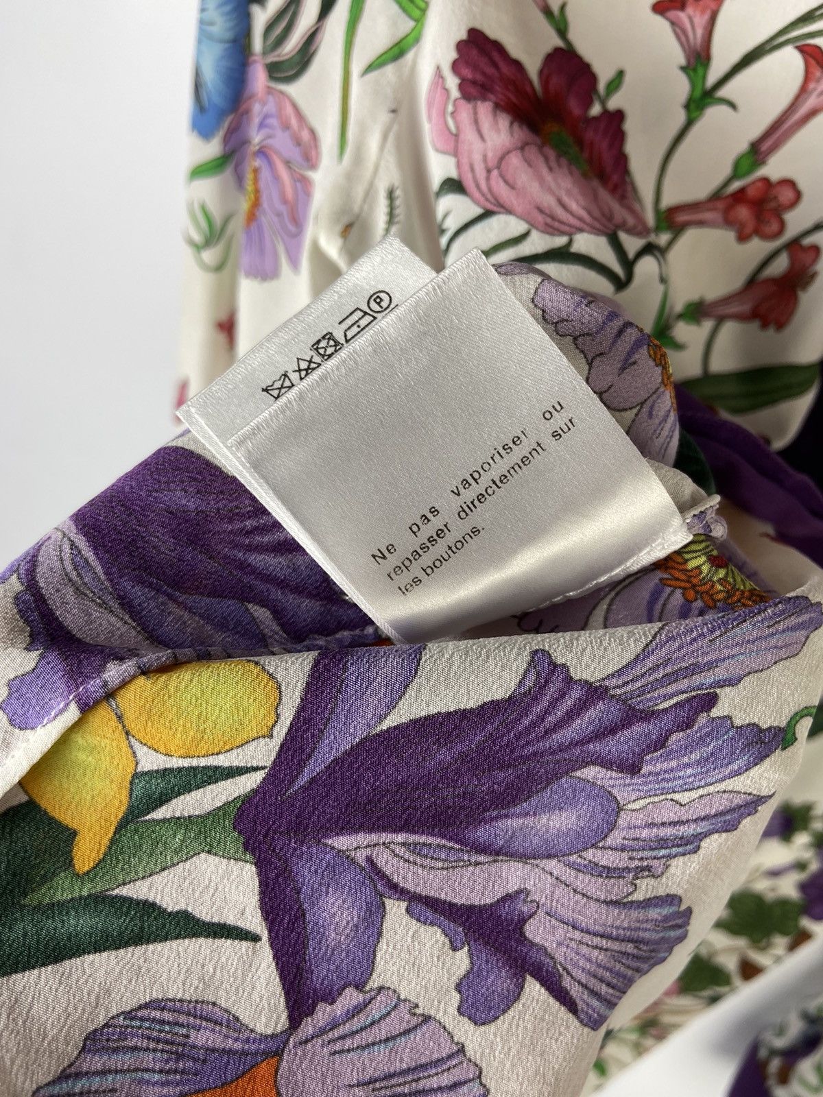 Gucci gucci flora silk shirt Size S / US 4 / IT 40 - 6 Thumbnail
