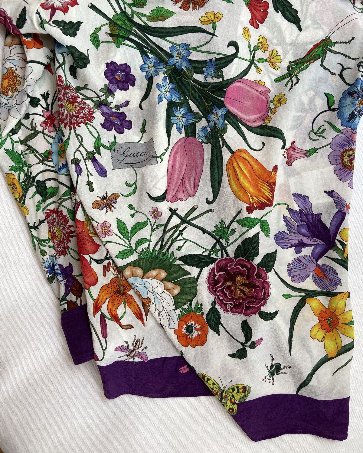 Gucci gucci flora silk shirt Size S / US 4 / IT 40 - 4 Thumbnail