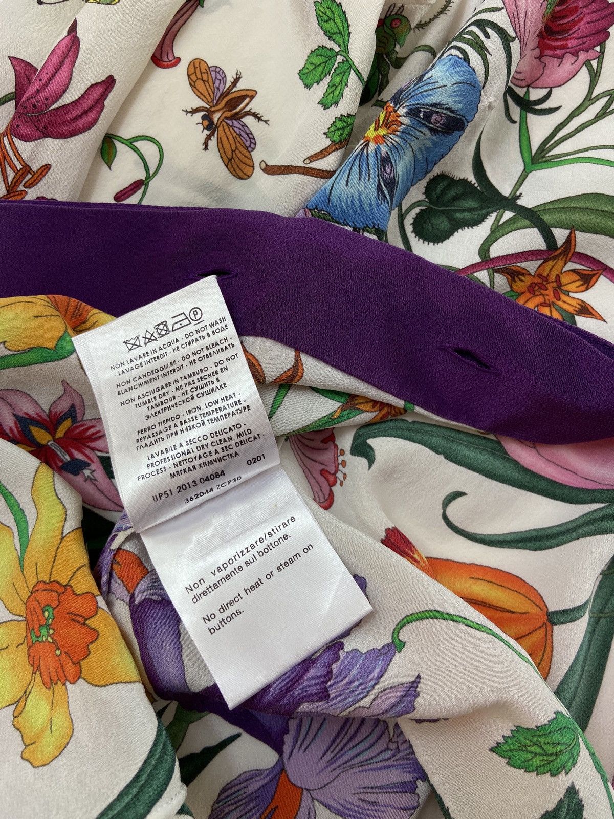 Gucci gucci flora silk shirt Size S / US 4 / IT 40 - 7 Thumbnail