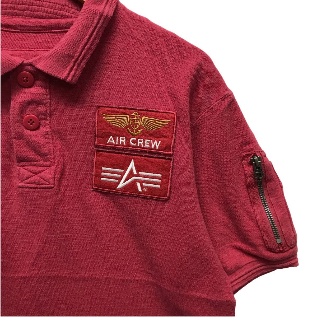 Alpha Industries × Vintage Vintage Alpha Industries Polos Tee Size US M / EU 48-50 / 2 - 3 Thumbnail