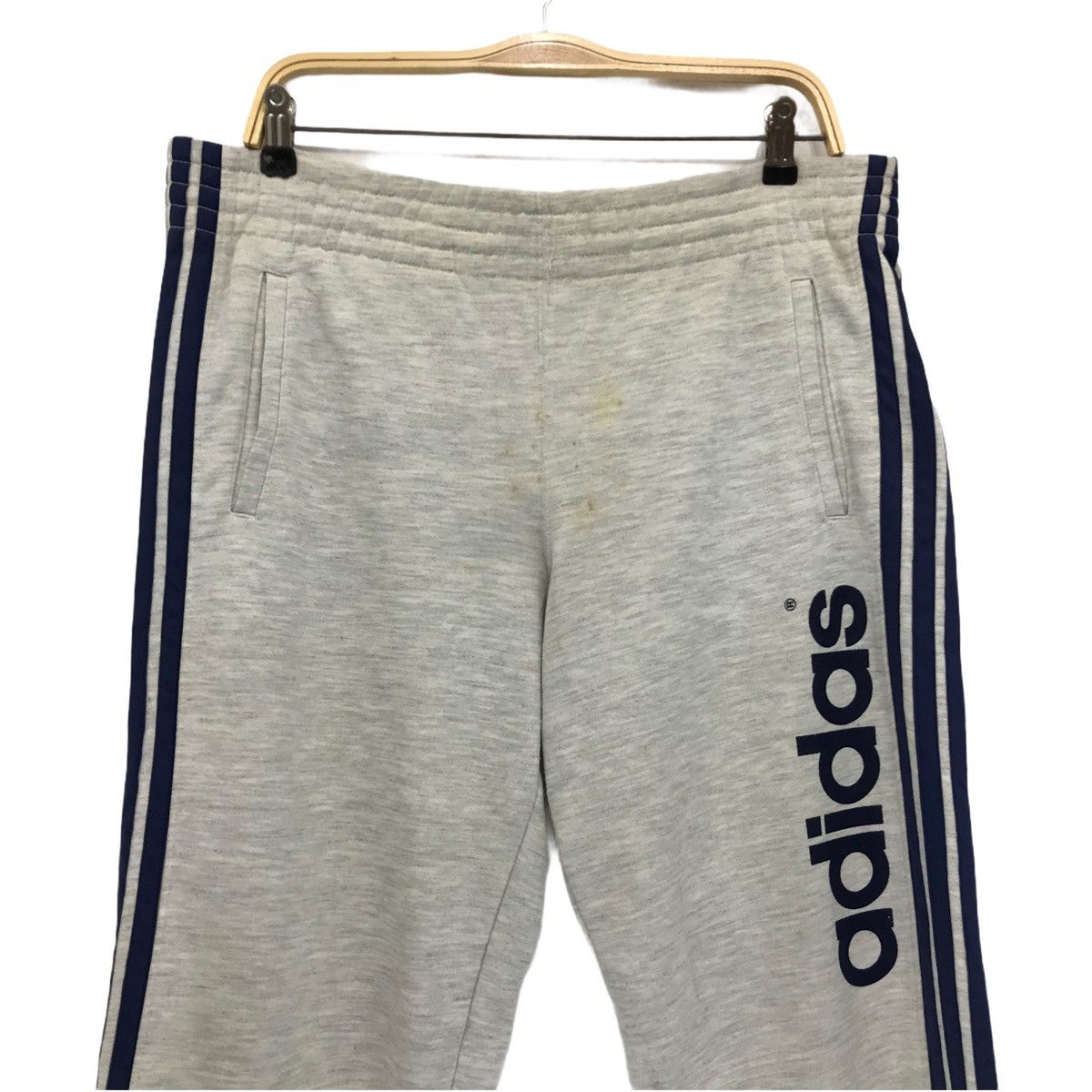 Adidas × Vintage Vintage Adidas Sweatpants Adidas Three Stripes Size US 34 / EU 50 - 3 Thumbnail