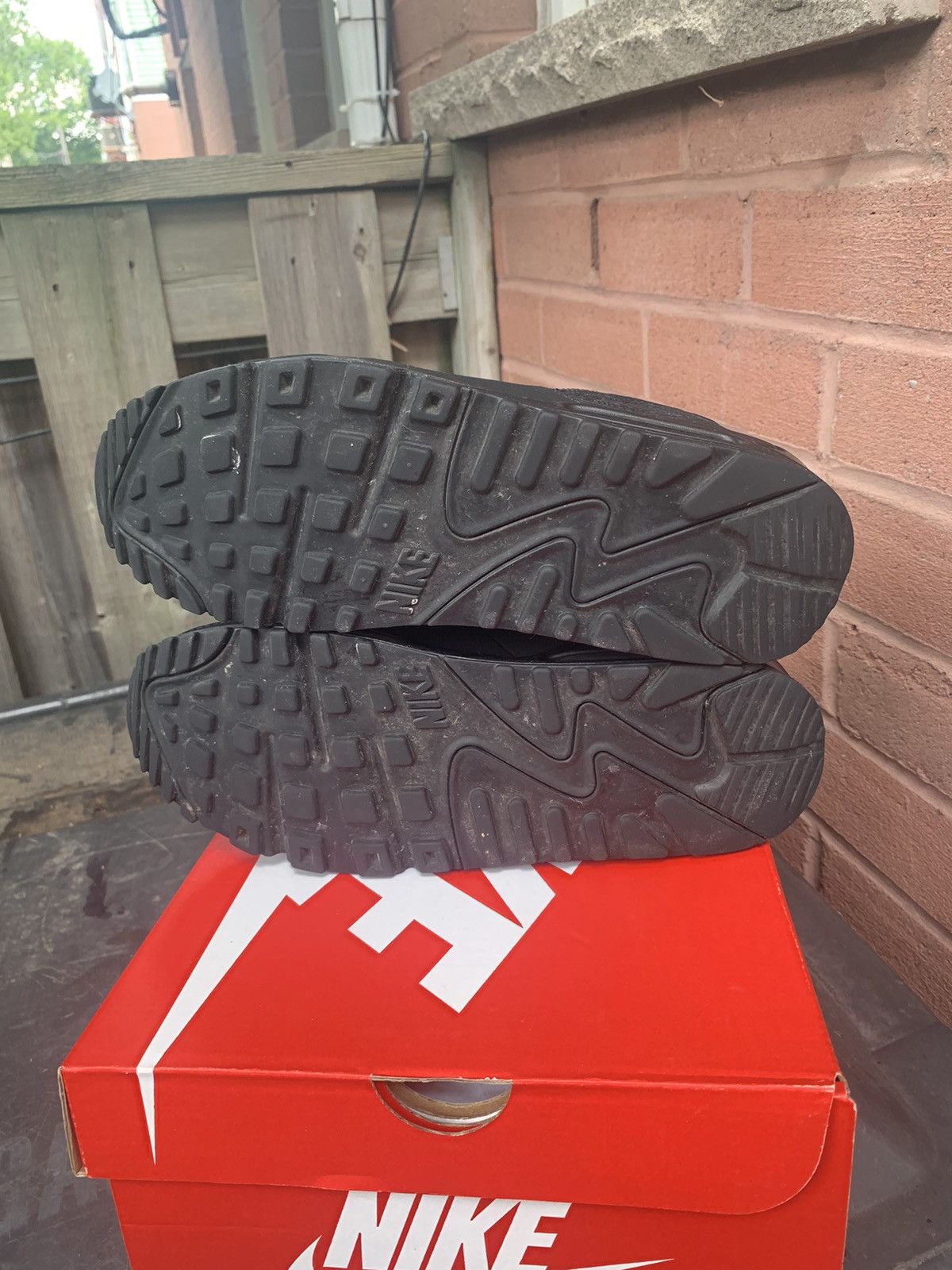 Nike Air Max 90 Recraft Triple Black 2019 Size US 8 / EU 41 - 5 Thumbnail