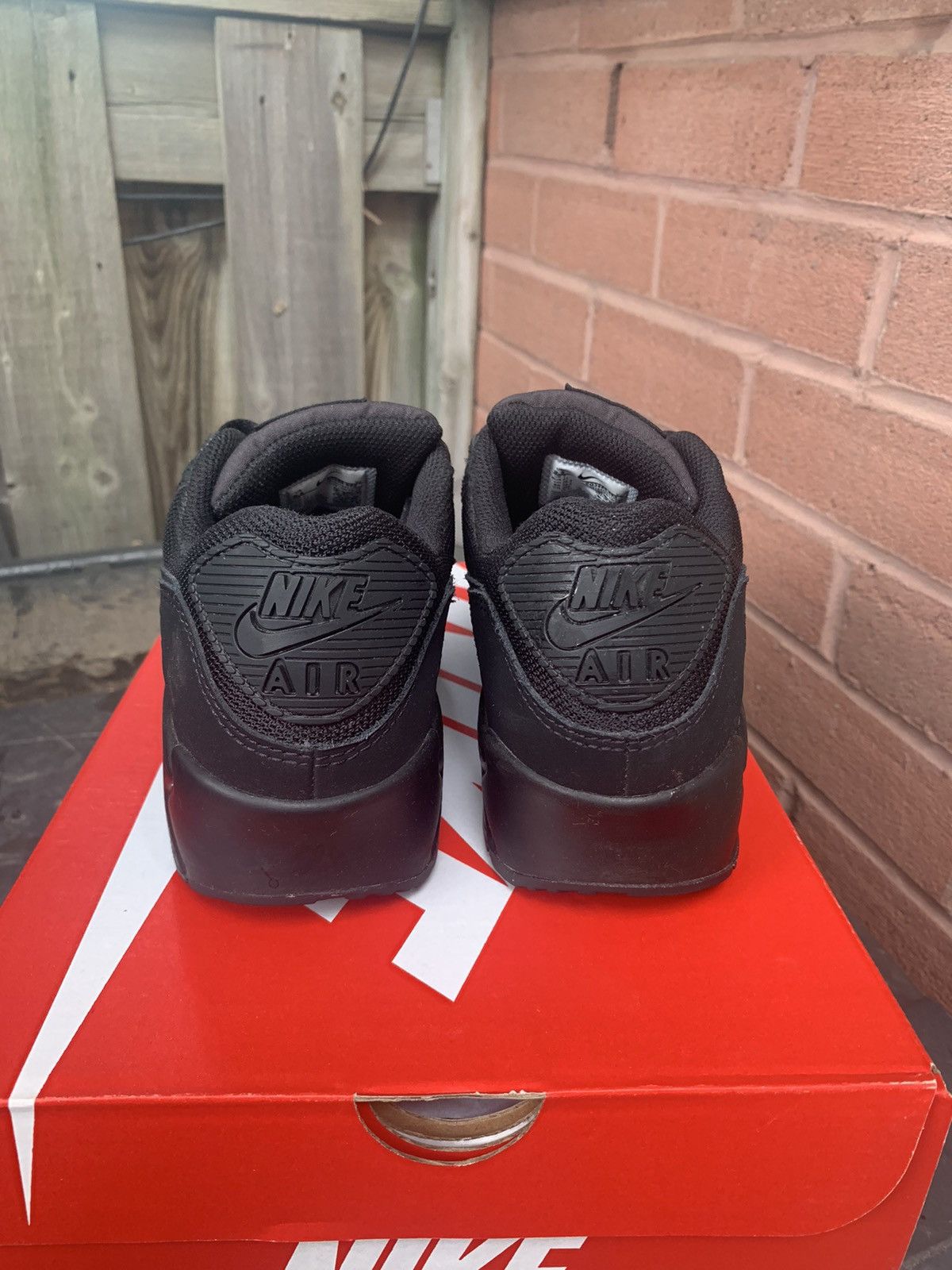 Nike Air Max 90 Recraft Triple Black 2019 Size US 8 / EU 41 - 3 Thumbnail