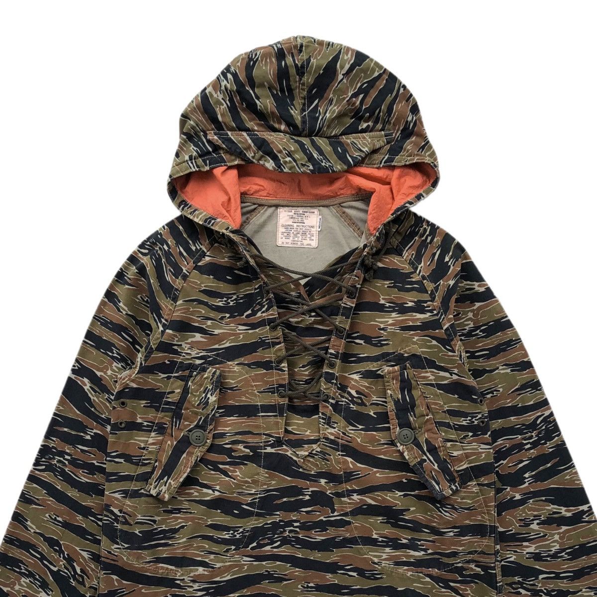 Japanese Brand 🔥Tiger Stripe Hoodie Cotton Fatigue Work Uniform Surplus Size US M / EU 48-50 / 2 - 9 Thumbnail