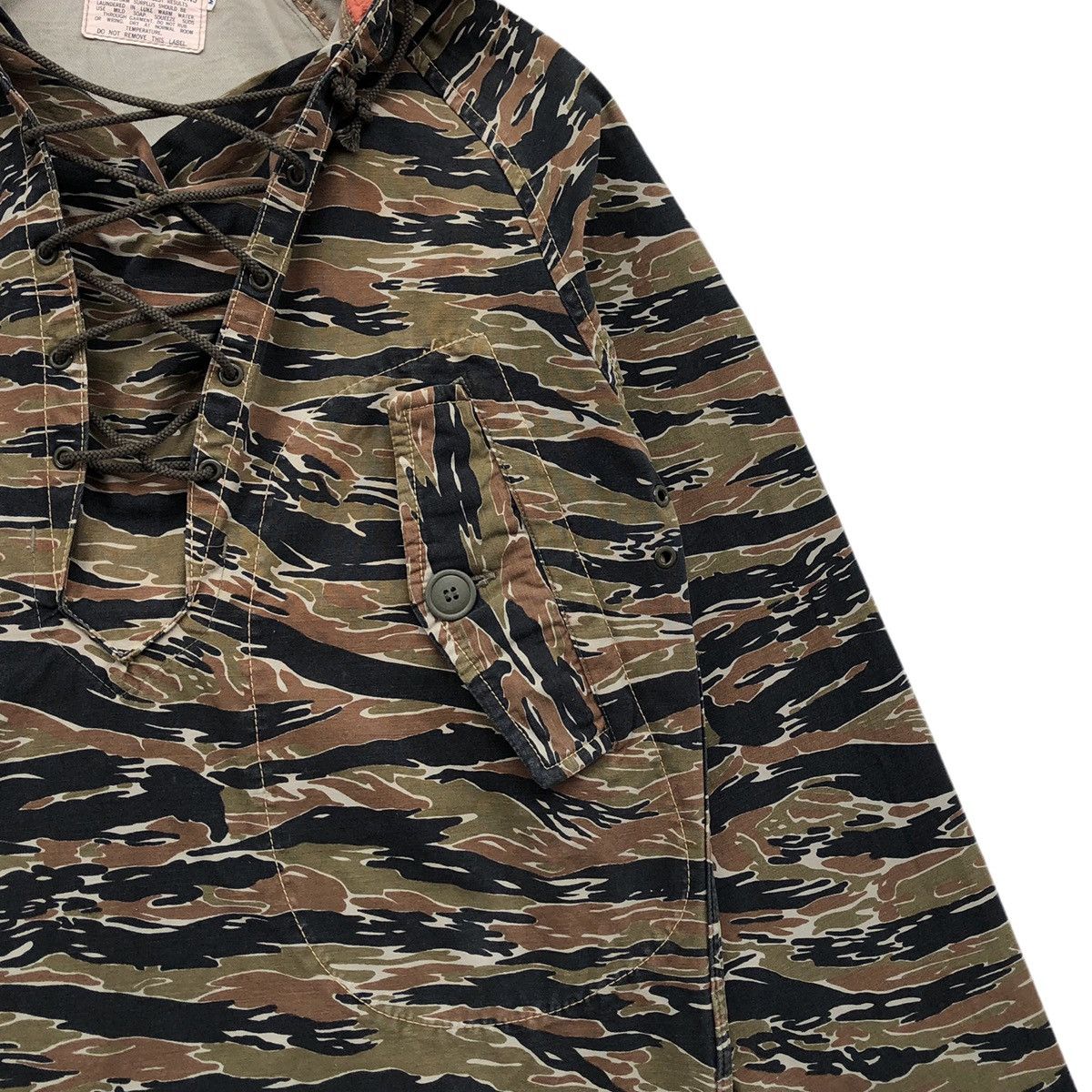 Japanese Brand 🔥Tiger Stripe Hoodie Cotton Fatigue Work Uniform Surplus Size US M / EU 48-50 / 2 - 6 Thumbnail