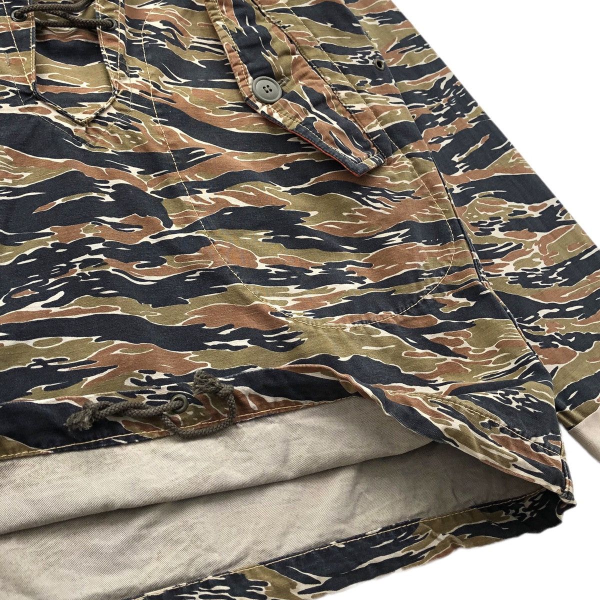 Japanese Brand 🔥Tiger Stripe Hoodie Cotton Fatigue Work Uniform Surplus Size US M / EU 48-50 / 2 - 12 Thumbnail