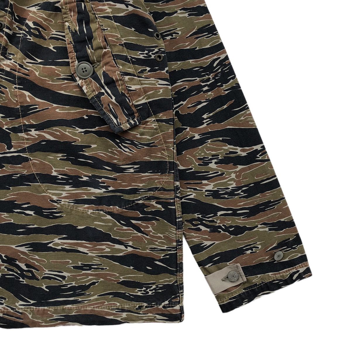 Japanese Brand 🔥Tiger Stripe Hoodie Cotton Fatigue Work Uniform Surplus Size US M / EU 48-50 / 2 - 8 Thumbnail