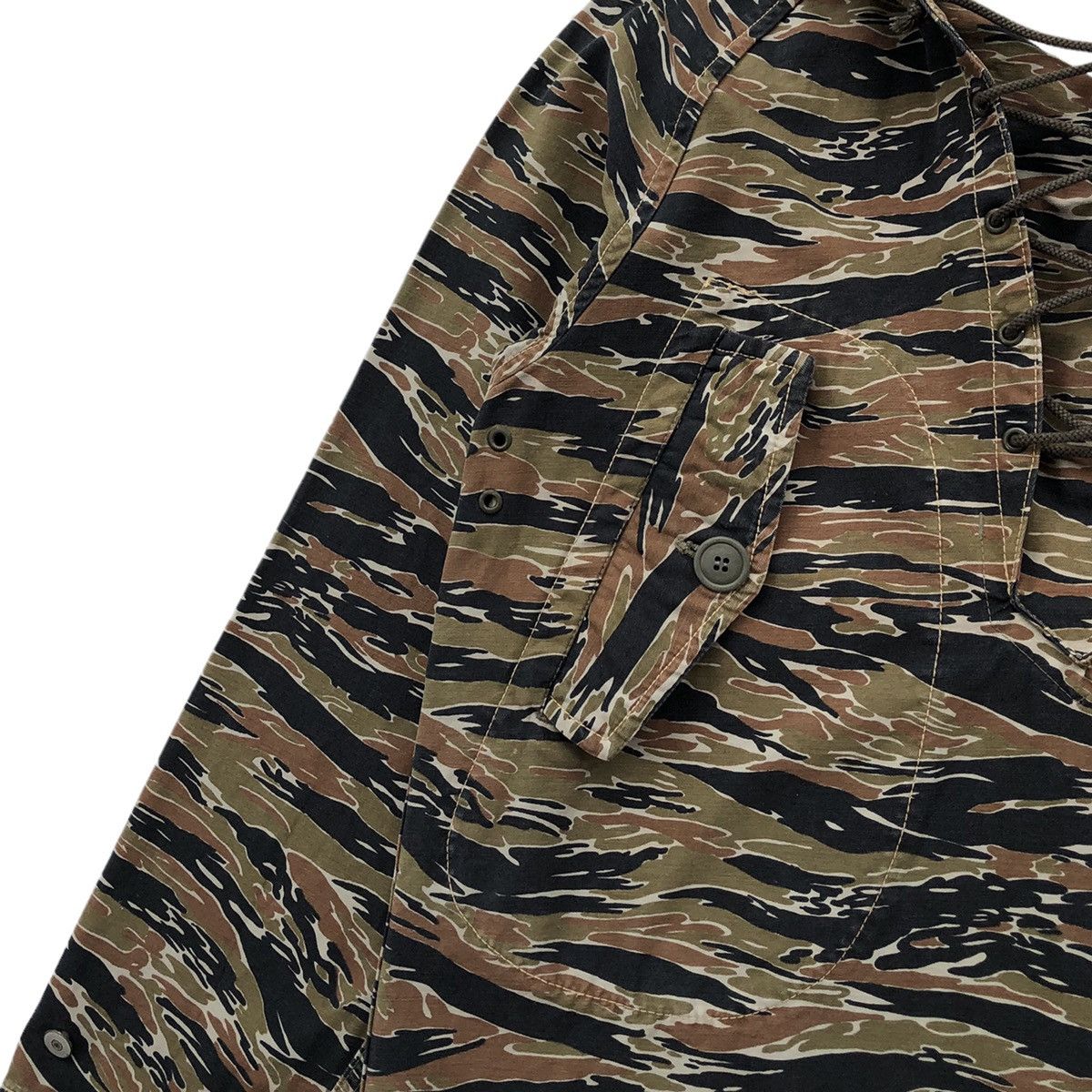 Japanese Brand 🔥Tiger Stripe Hoodie Cotton Fatigue Work Uniform Surplus Size US M / EU 48-50 / 2 - 5 Thumbnail