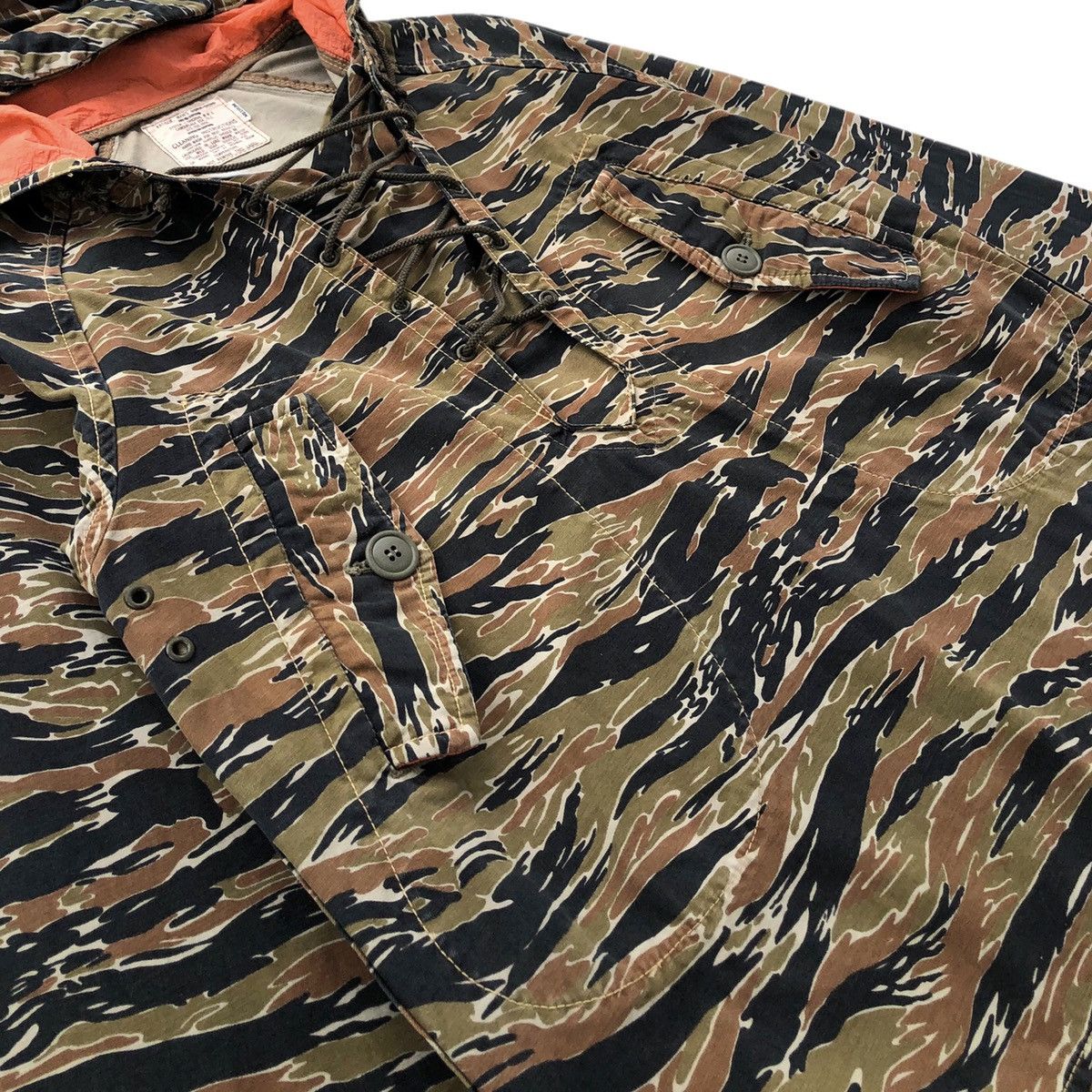 Japanese Brand 🔥Tiger Stripe Hoodie Cotton Fatigue Work Uniform Surplus Size US M / EU 48-50 / 2 - 4 Thumbnail