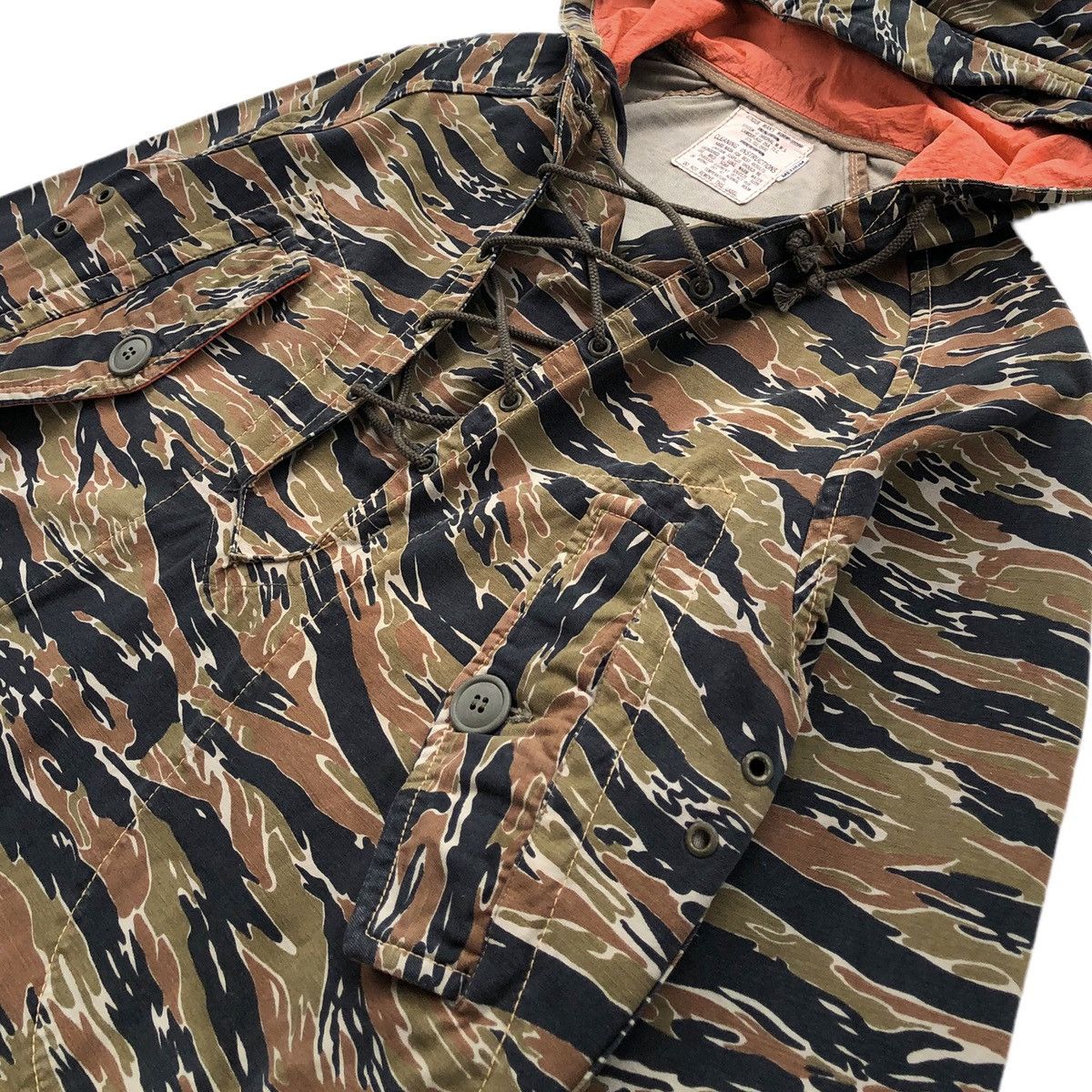 Japanese Brand 🔥Tiger Stripe Hoodie Cotton Fatigue Work Uniform Surplus Size US M / EU 48-50 / 2 - 3 Thumbnail