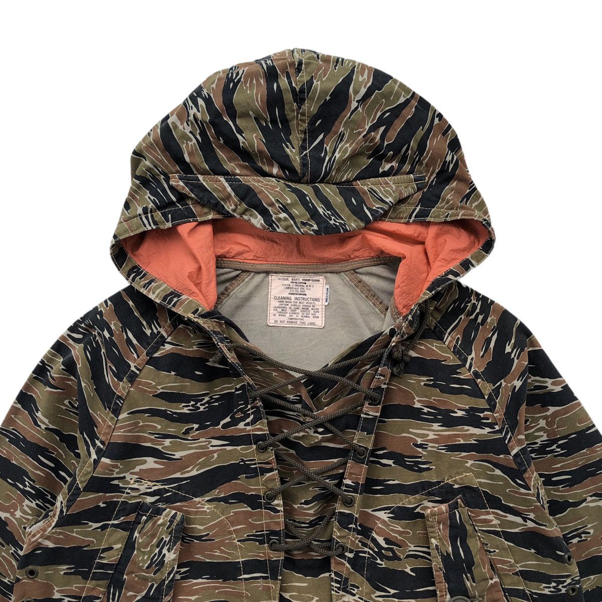 Japanese Brand 🔥Tiger Stripe Hoodie Cotton Fatigue Work Uniform Surplus Size US M / EU 48-50 / 2 - 11 Thumbnail