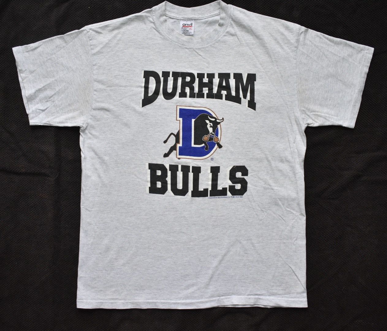 Fruit Of The Loom × Vintage Vintage 90s Durham Bulls T-Shirt (XL) Size US XL / EU 56 / 4 - 1 Thumbnail
