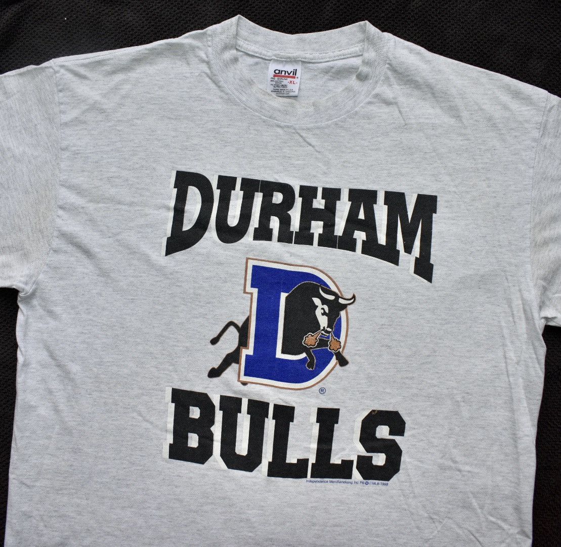 Fruit Of The Loom × Vintage Vintage 90s Durham Bulls T-Shirt (XL) Size US XL / EU 56 / 4 - 2 Thumbnail