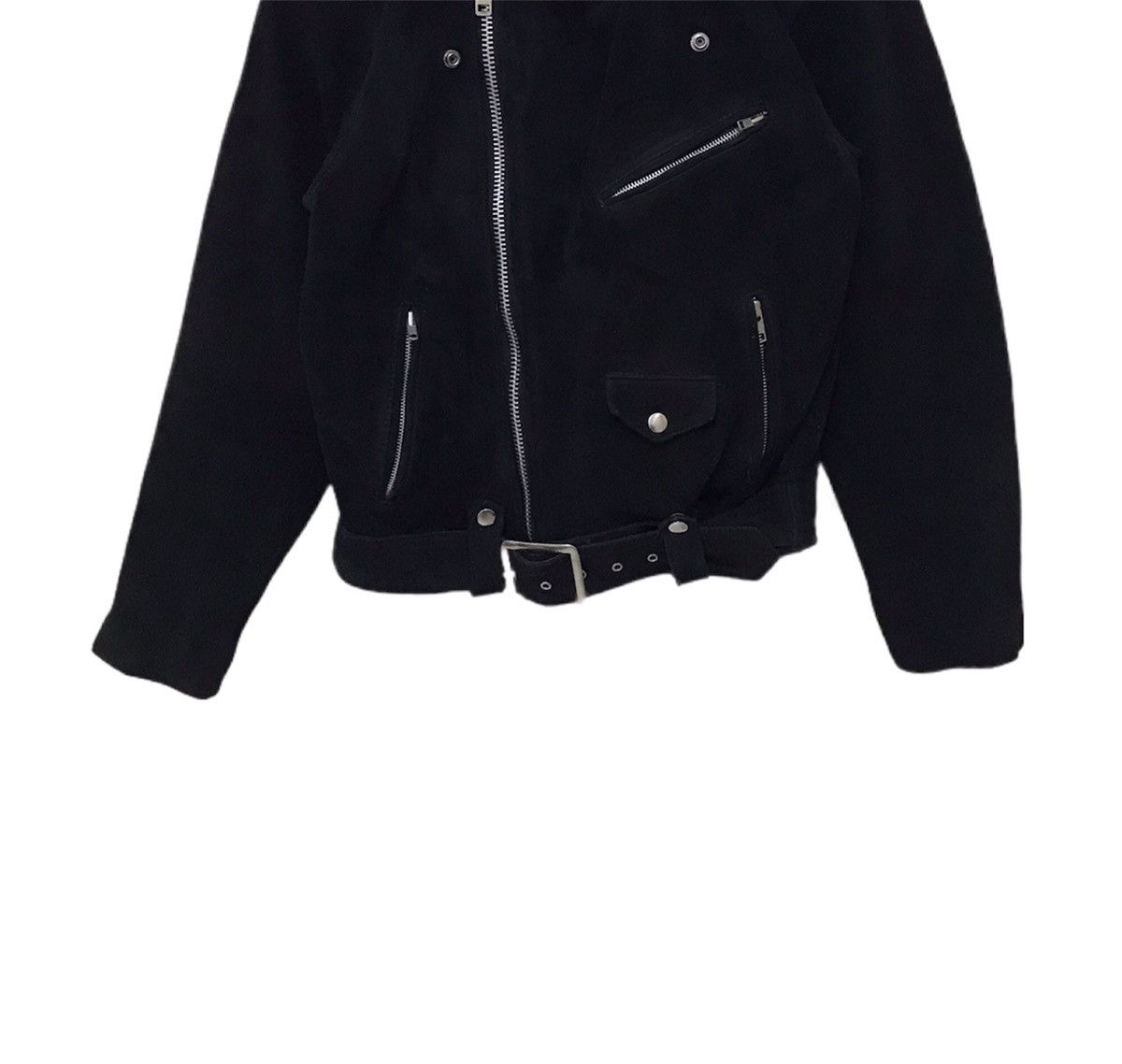 Japanese Brand × Seditionaries Vintage Seditionaries Black Double Collar Rider Jacket Size US S / EU 44-46 / 1 - 4 Thumbnail
