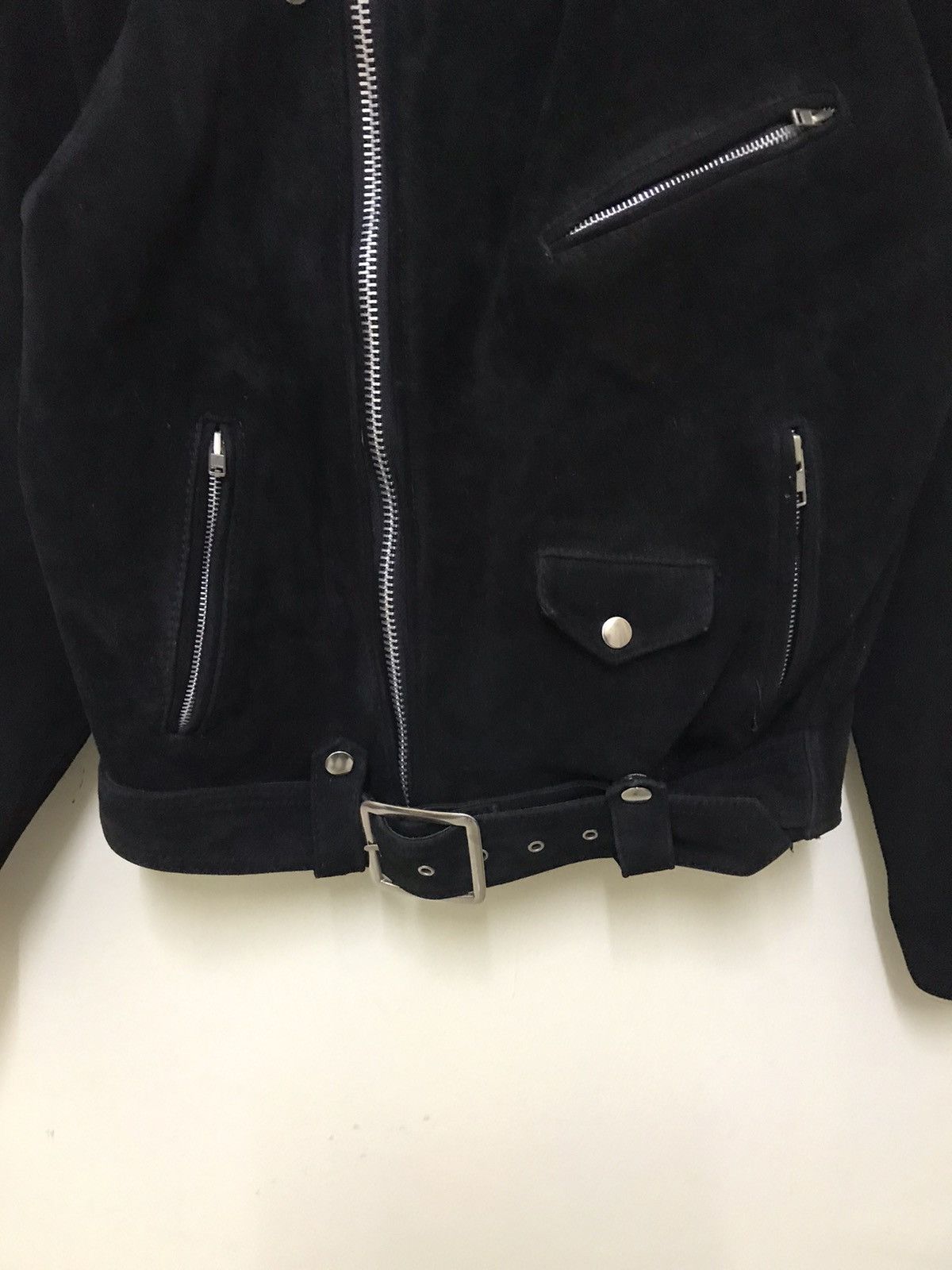 Japanese Brand × Seditionaries Vintage Seditionaries Black Double Collar Rider Jacket Size US S / EU 44-46 / 1 - 9 Thumbnail