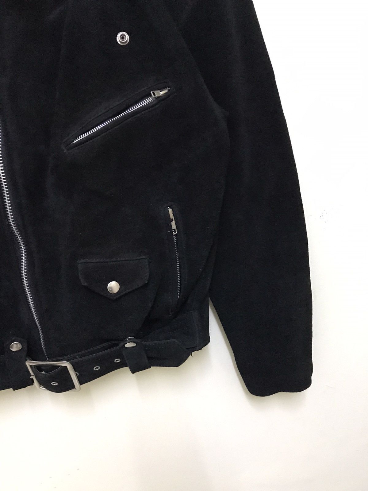 Japanese Brand × Seditionaries Vintage Seditionaries Black Double Collar Rider Jacket Size US S / EU 44-46 / 1 - 8 Thumbnail