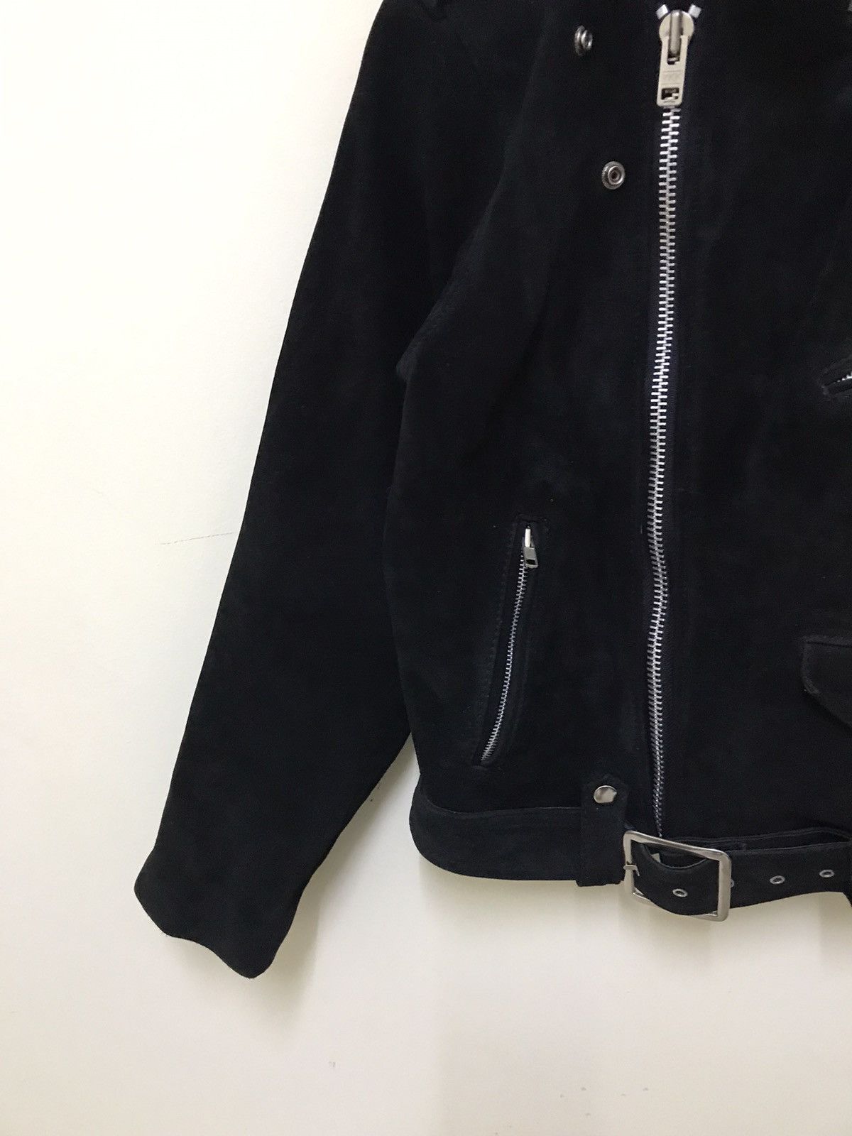 Japanese Brand × Seditionaries Vintage Seditionaries Black Double Collar Rider Jacket Size US S / EU 44-46 / 1 - 10 Thumbnail